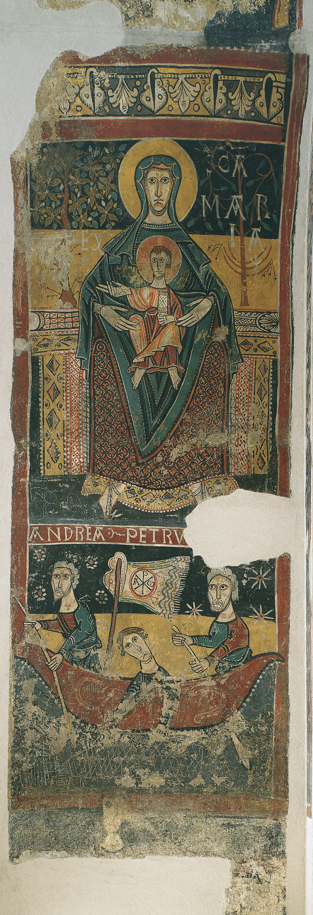 image for: Segon Mestre de Sorpe - Maria entre l&#039;Església i la Sinagoga i Barca de l&#039;Església de Sorpe - Mitjan segle XII