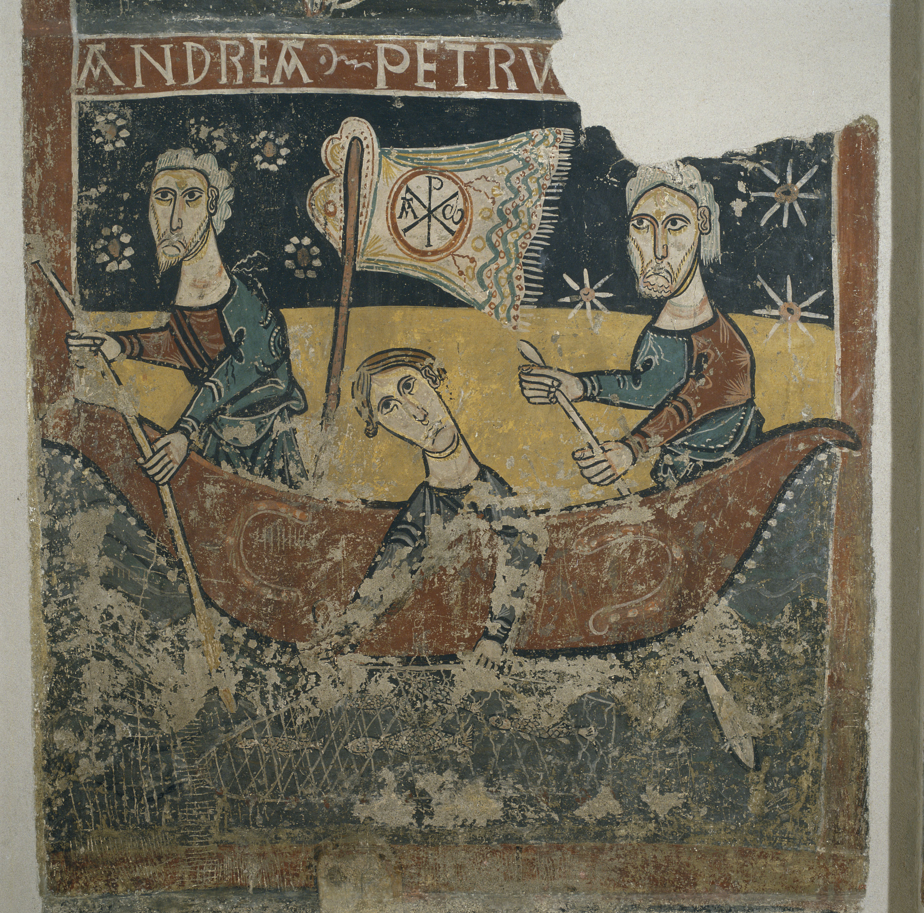 image for: Segon Mestre de Sorpe - Maria entre l&#039;Església i la Sinagoga i Barca de l&#039;Església de Sorpe - Mitjan segle XII [1]
