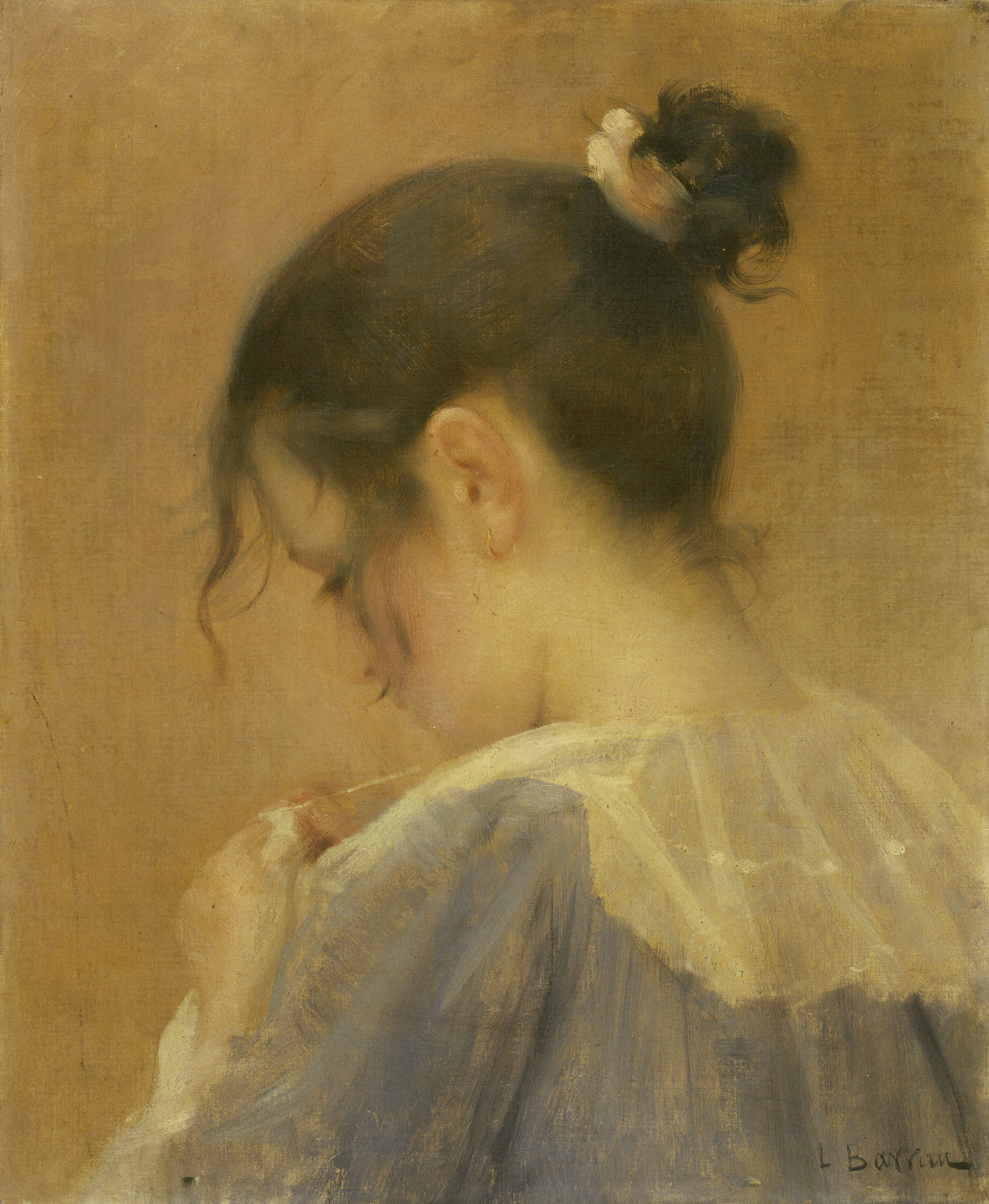 image for: Laureà Barrau - Retrat de Maria Baster i Robert - Cap a 1900