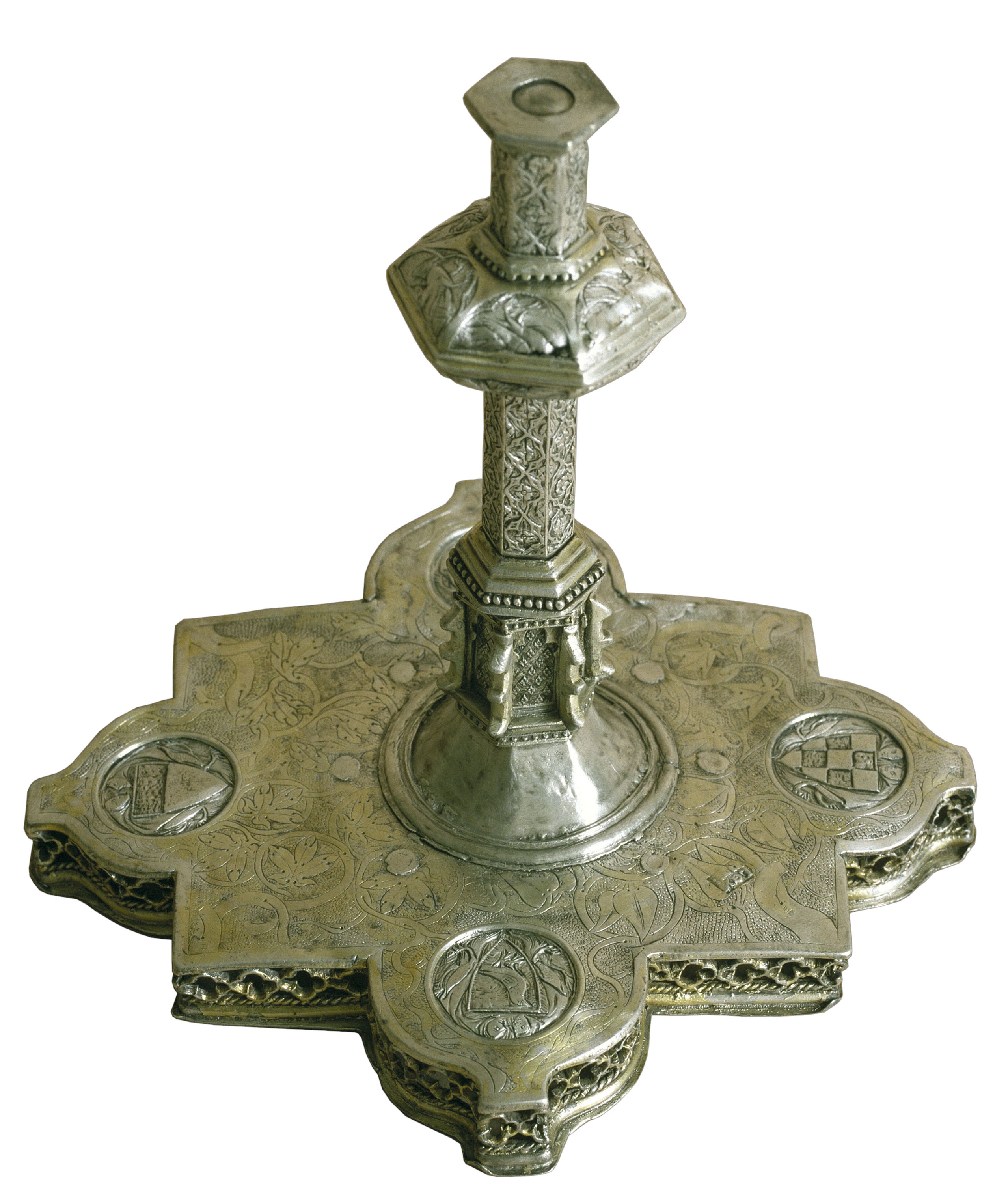 image for: Anònim. Catalunya. Lleida - Base del vas litúrgic de Ferrer Colom, bisbe de Lleida (1334-1340) - Entre 1323-1334