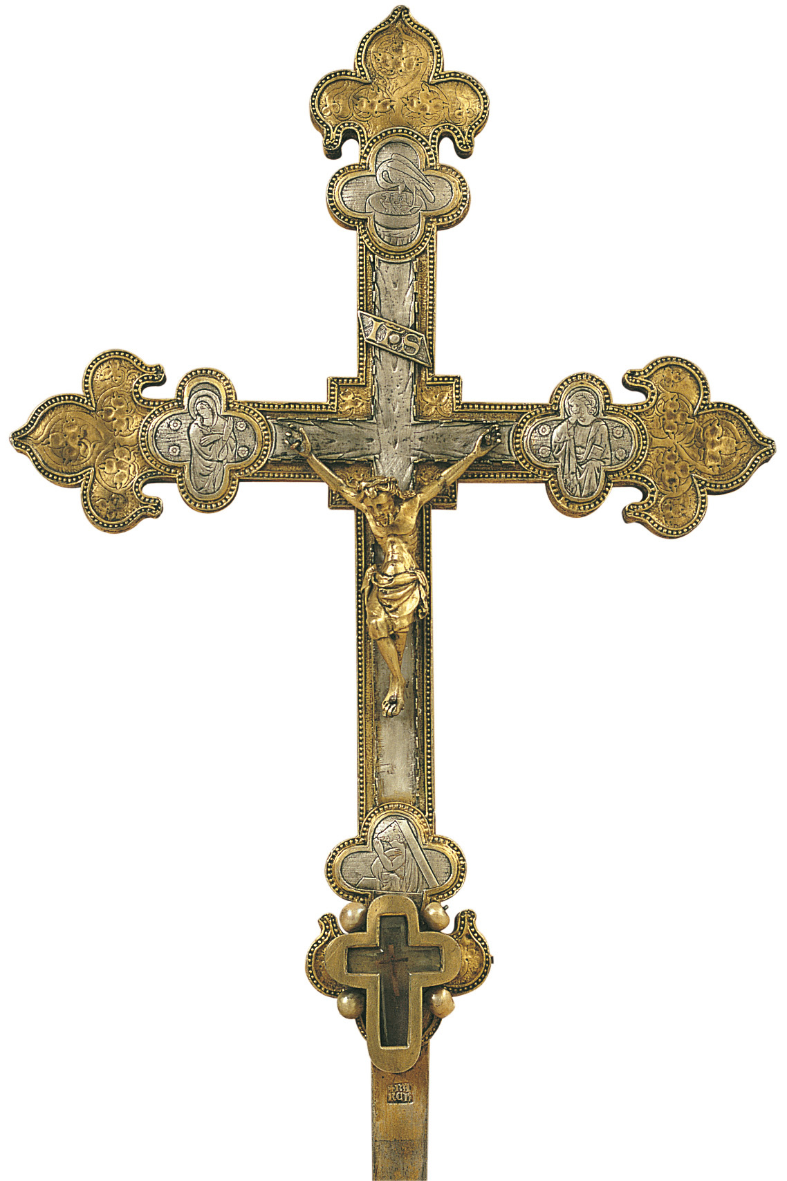 image for: Anònim. Catalunya. Barcelona - Creu reliquiari del fust de la Veracreu - Segona meitat del segle XIV