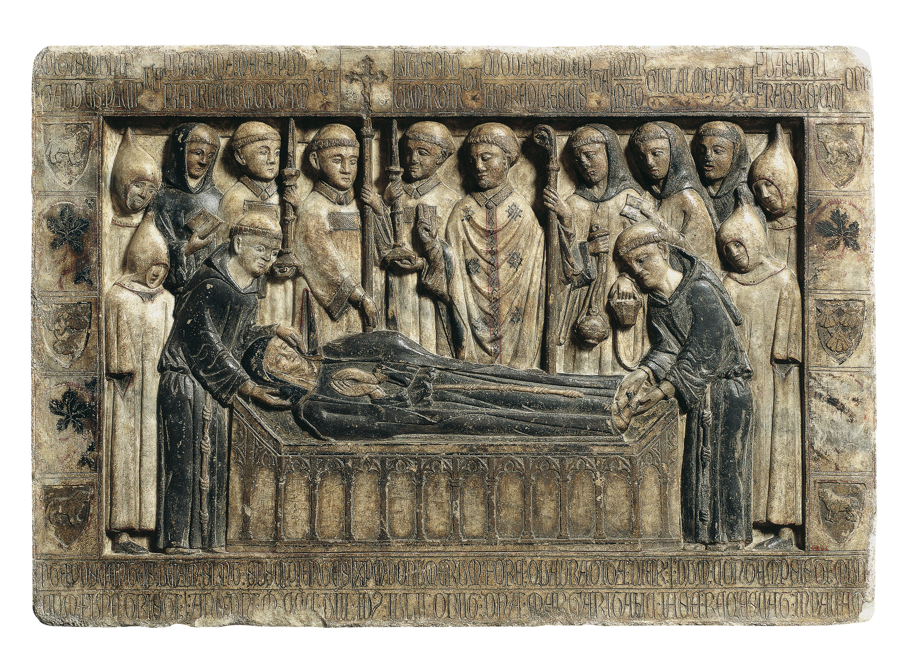image for: Anònim. Catalunya - Làpida sepulcral de Margarida Cadell (morta el 1308) - Primer quart del segle XIV