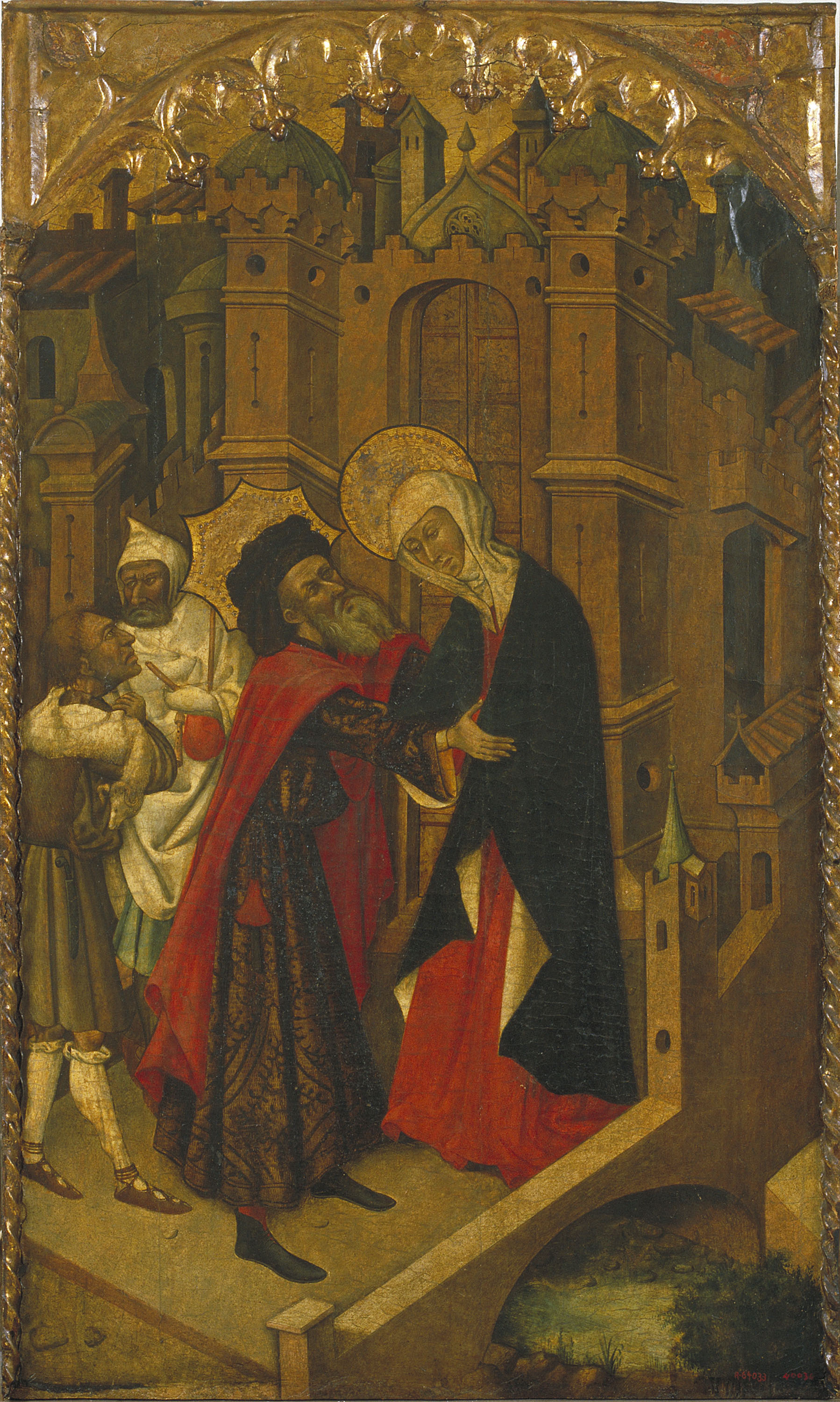 image for: Mestre de Retascón - Abraçada a la Porta Daurada - Cap a 1410-1425