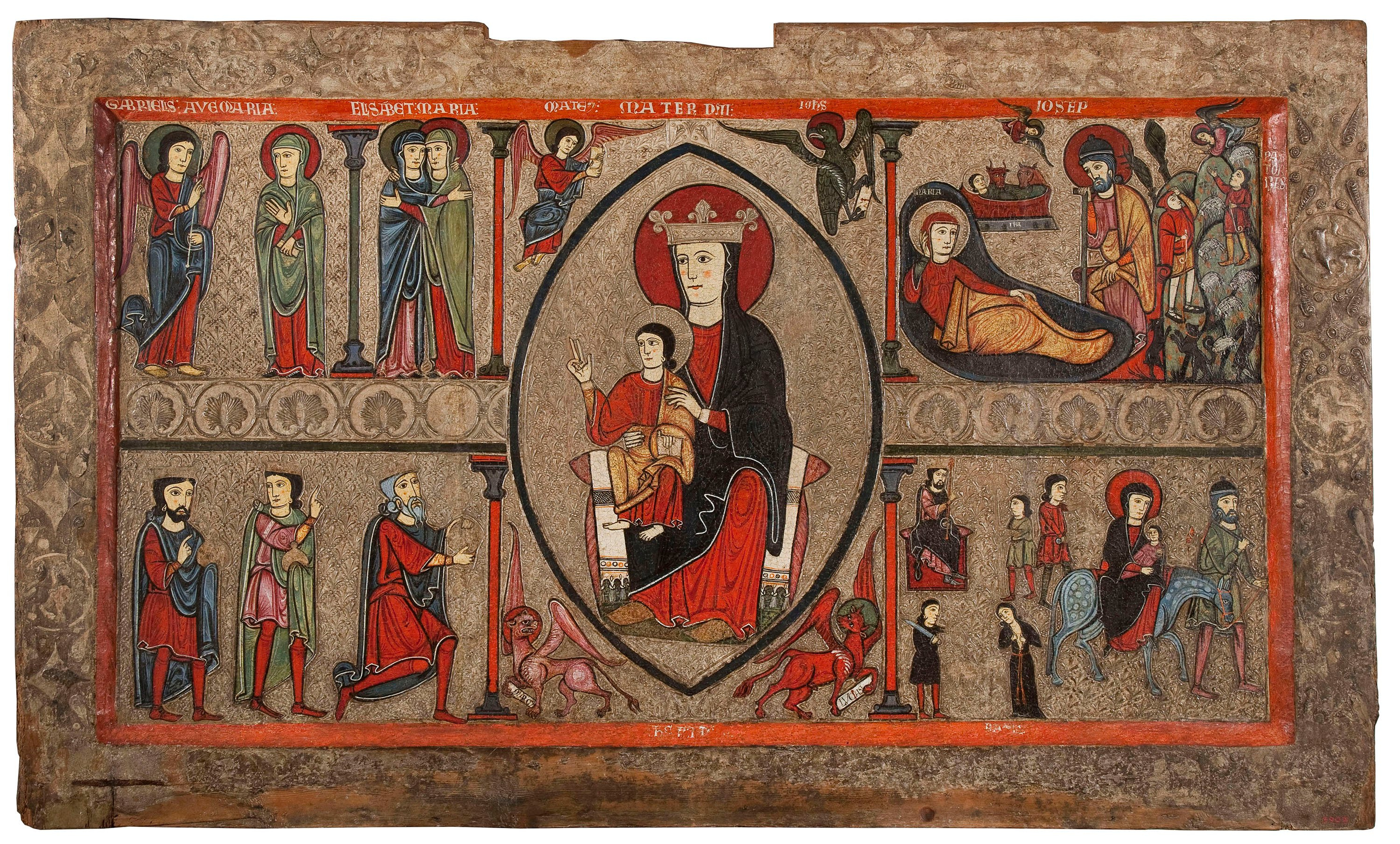 image for: Iohannes. Taller de la Ribagorça - Frontal d&#039;altar de Cardet - Segona meitat del segle XIII