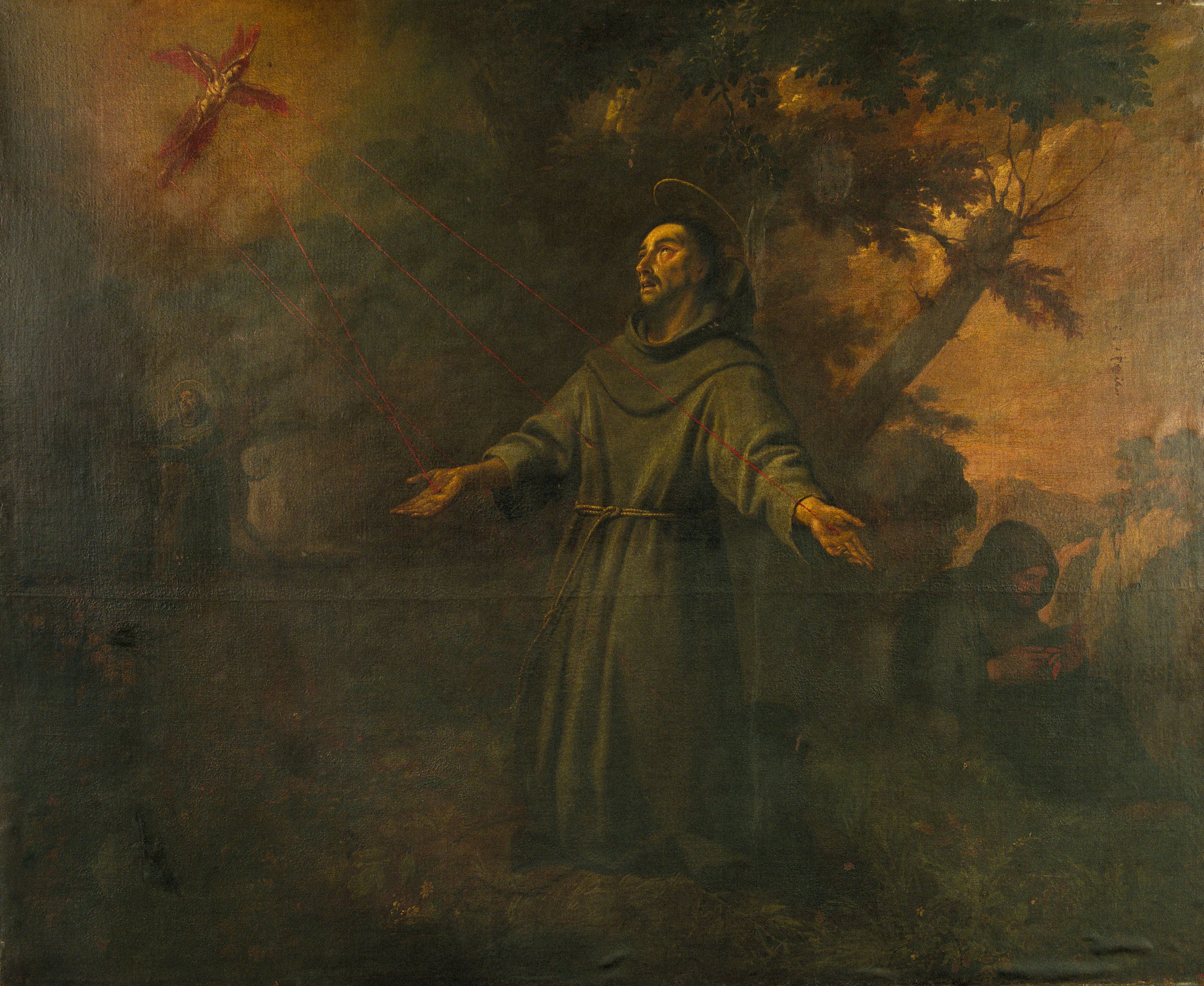image for: Antoni Viladomat - Sant Francesc rep els estigmes - Cap a 1729-1733
