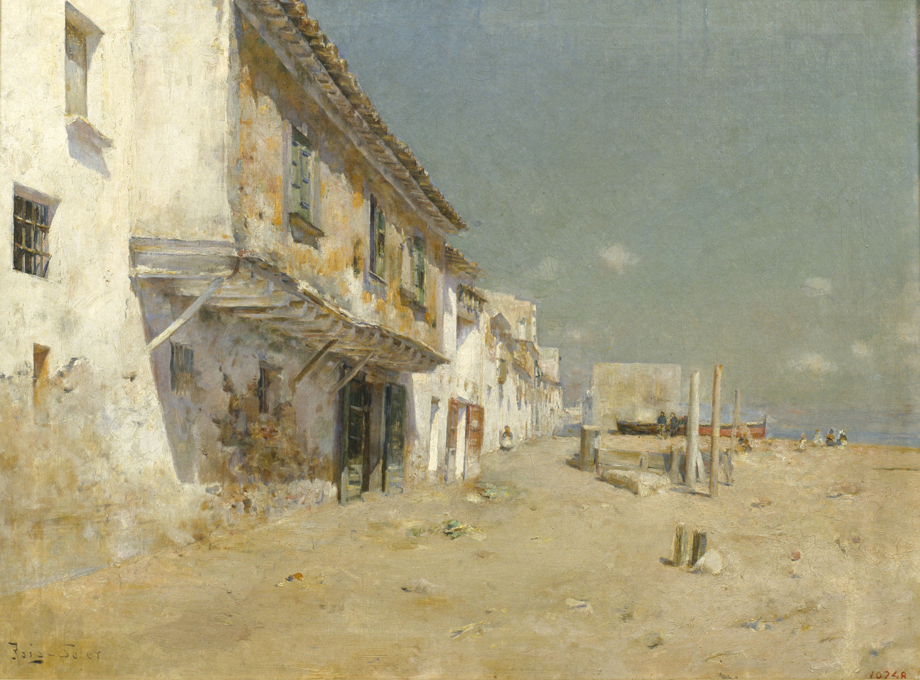 image for: Joan Roig i Soler - Platja de Blanes - Cap a 1894