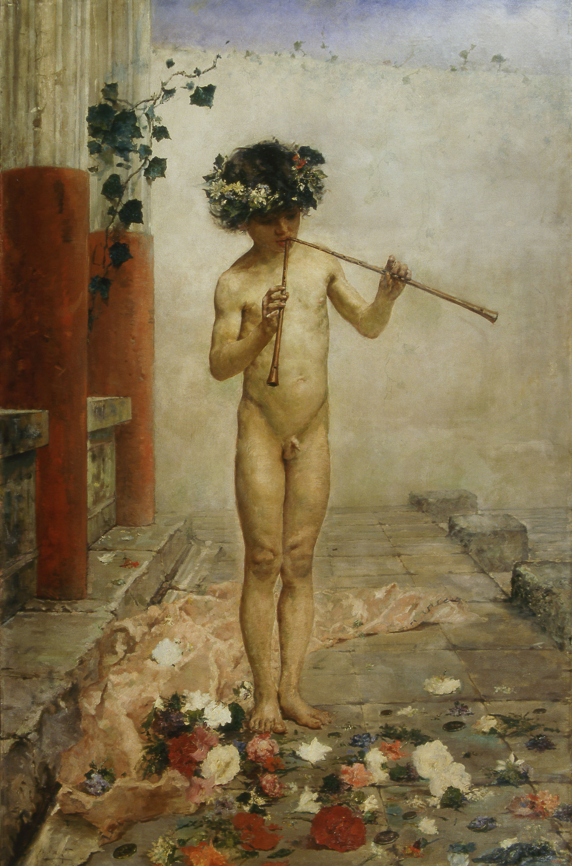 image for: Arcadi Mas i Fondevila - Nen pompeià - Roma, 1879