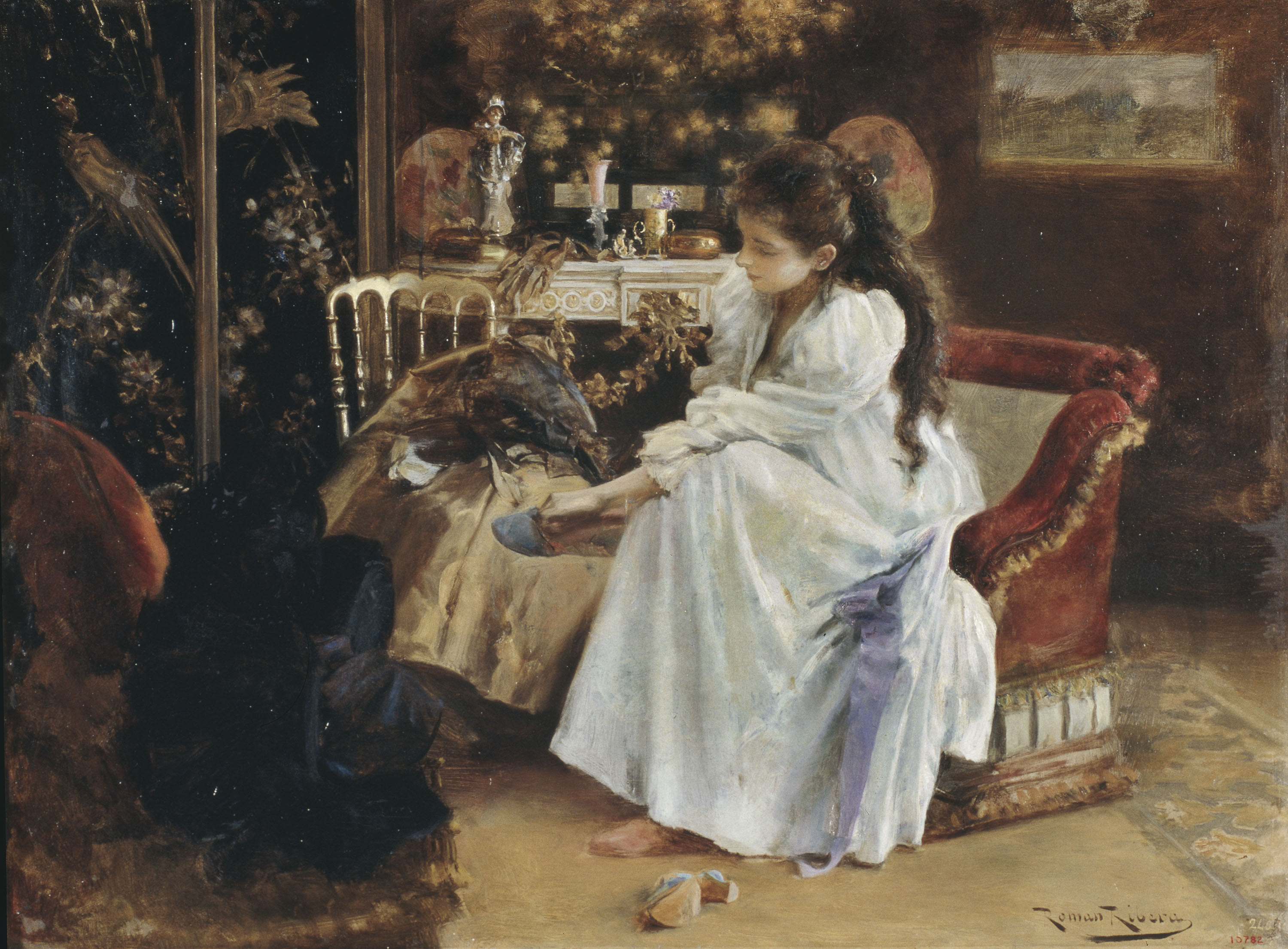 image for: Romà Ribera - De soirée - Barcelona, cap a 1894