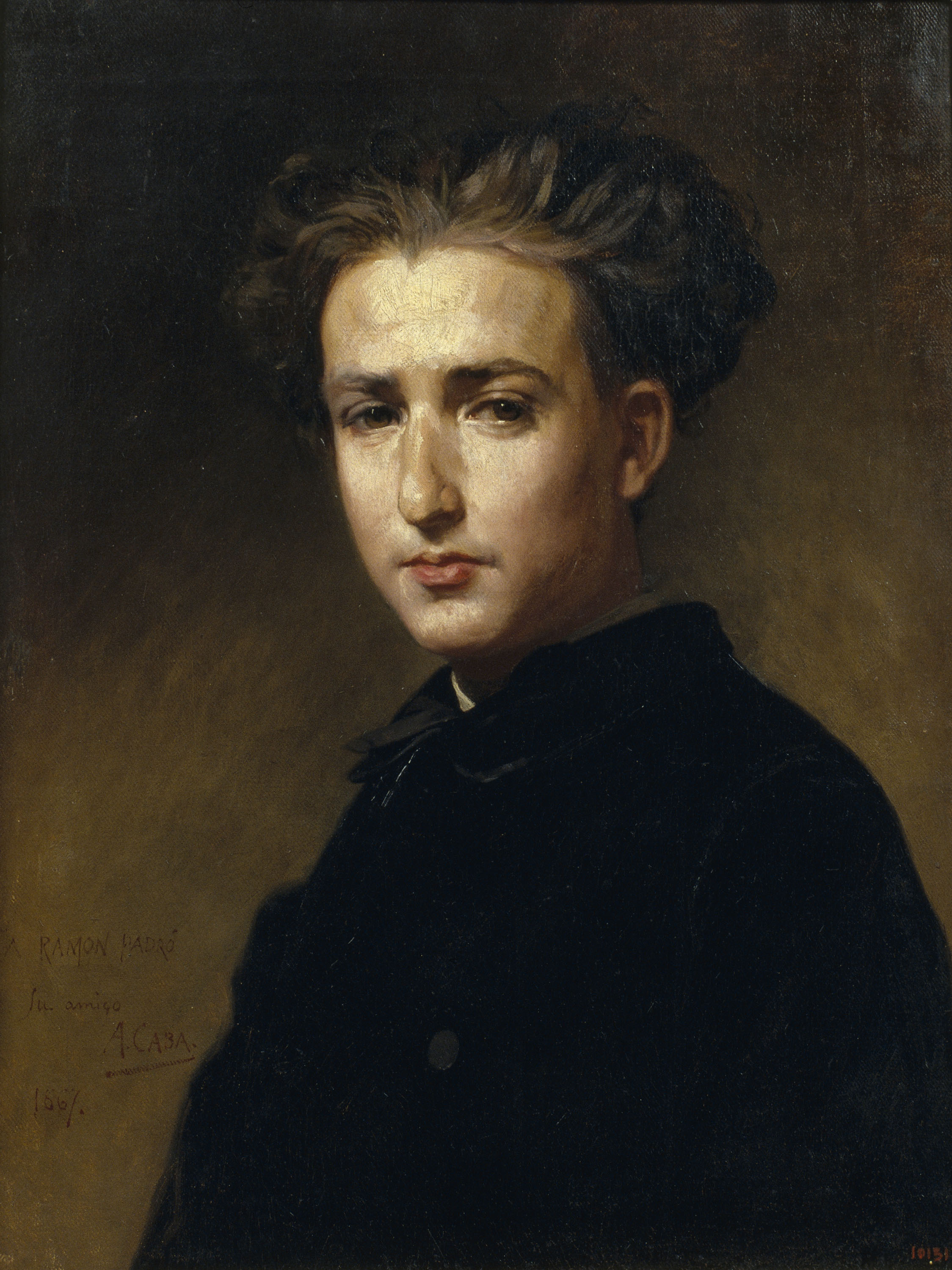 image for: Antoni Caba - Retrat del pintor Ramon Padró - 1867
