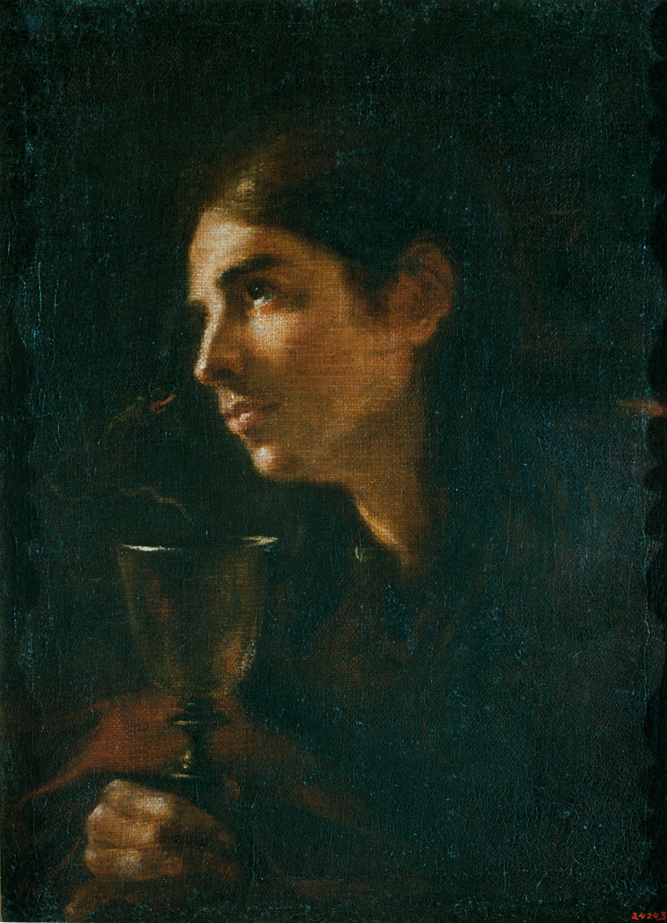 image for: Mateo Cerezo - Sant Joan Evangelista - Cap a 1665