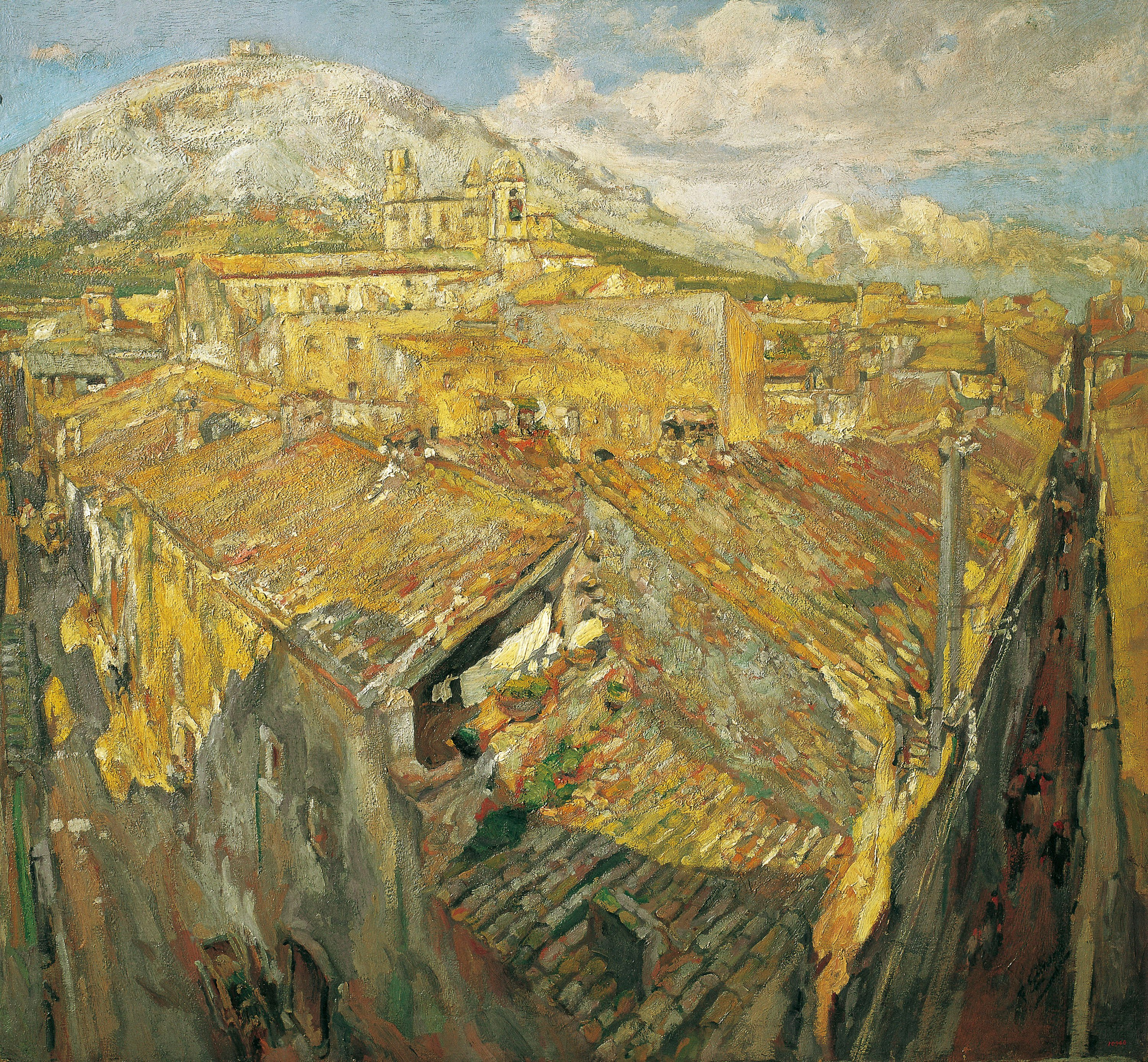 image for: Francesc Gimeno - Un poble empordanès - Torroella de Montgrí, cap a 1918
