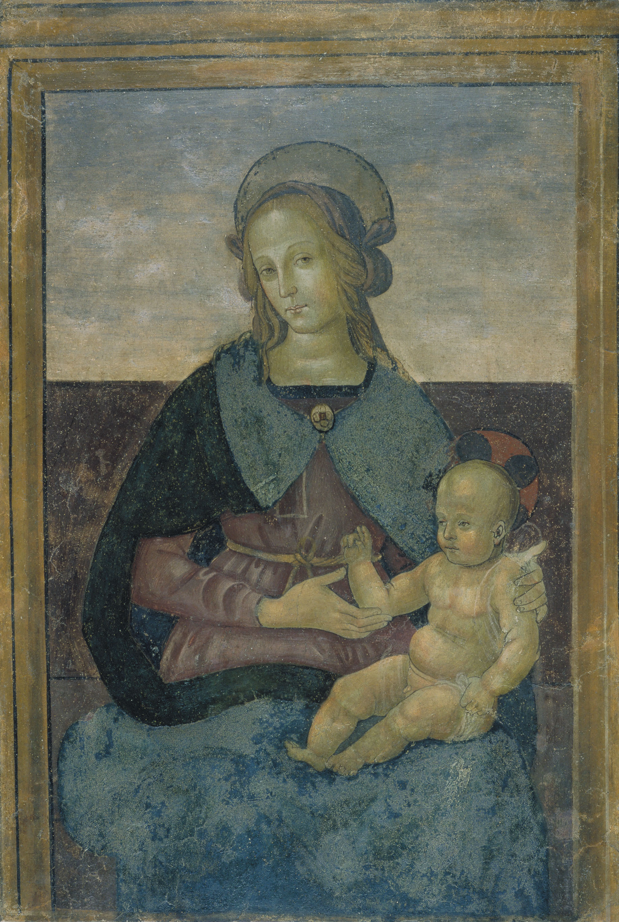 image for: Pietro di Cristoforo Vannucci (Perugino) - Mare de Déu amb el Nen Jesús - Últim decenni del segle XV