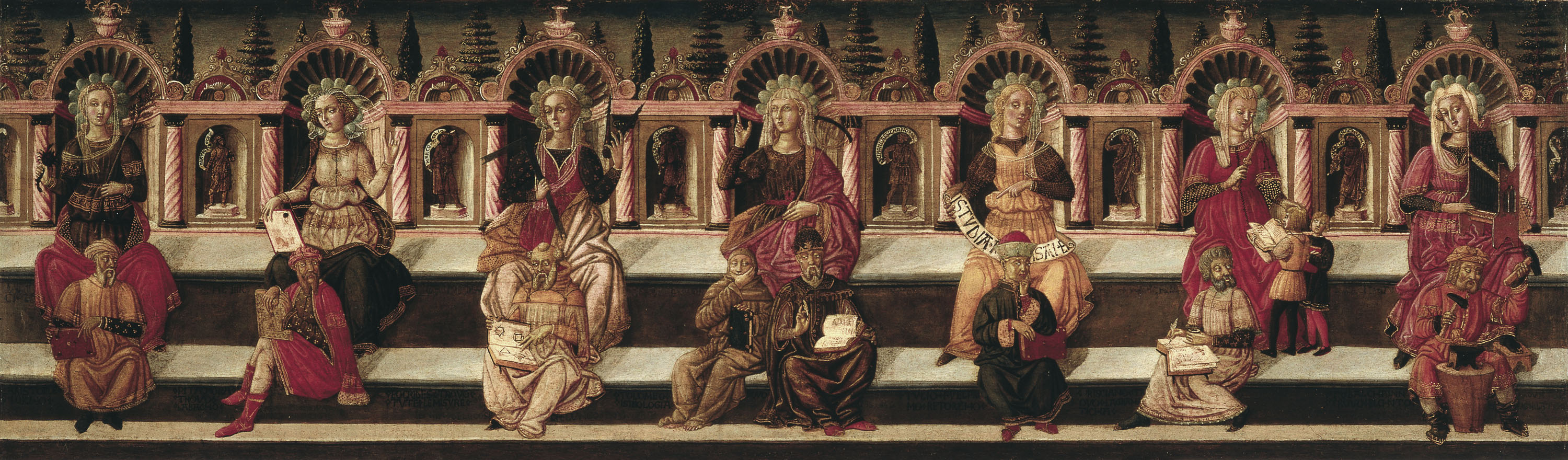 image for: Giovanni di Ser Giovanni (Lo Scheggia) - Les set Arts Liberals - Cap a 1460