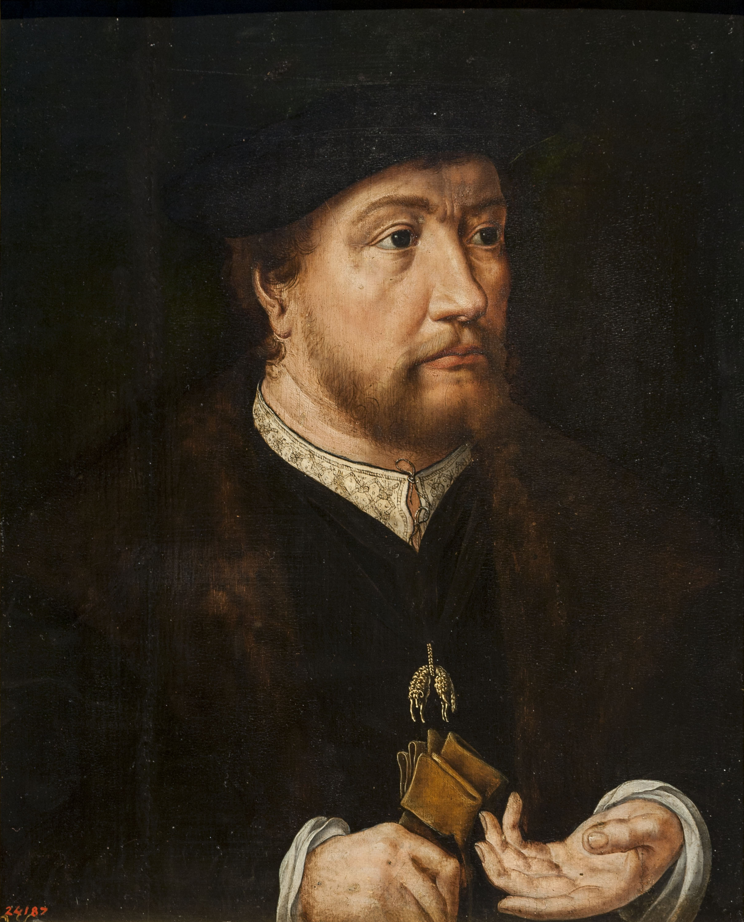 image for: Jan Gossaert (Mabuse) - Retrat d&#039;Enric III, comte de Nassau - Entre 1530-1532