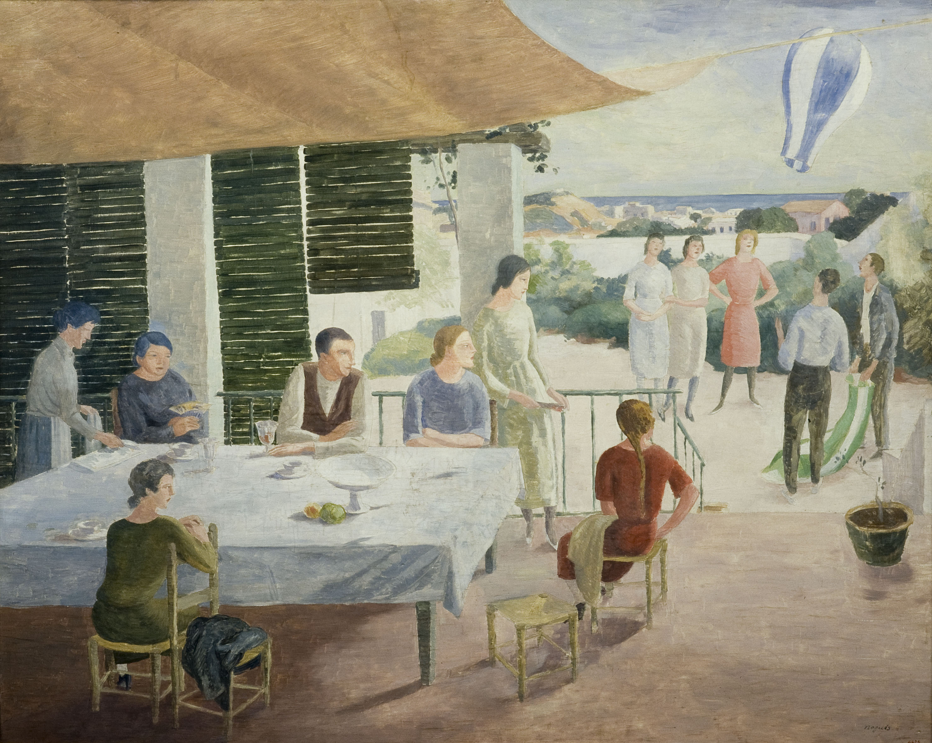 image for: Xavier Nogués - Tarda de diumenge - 1923