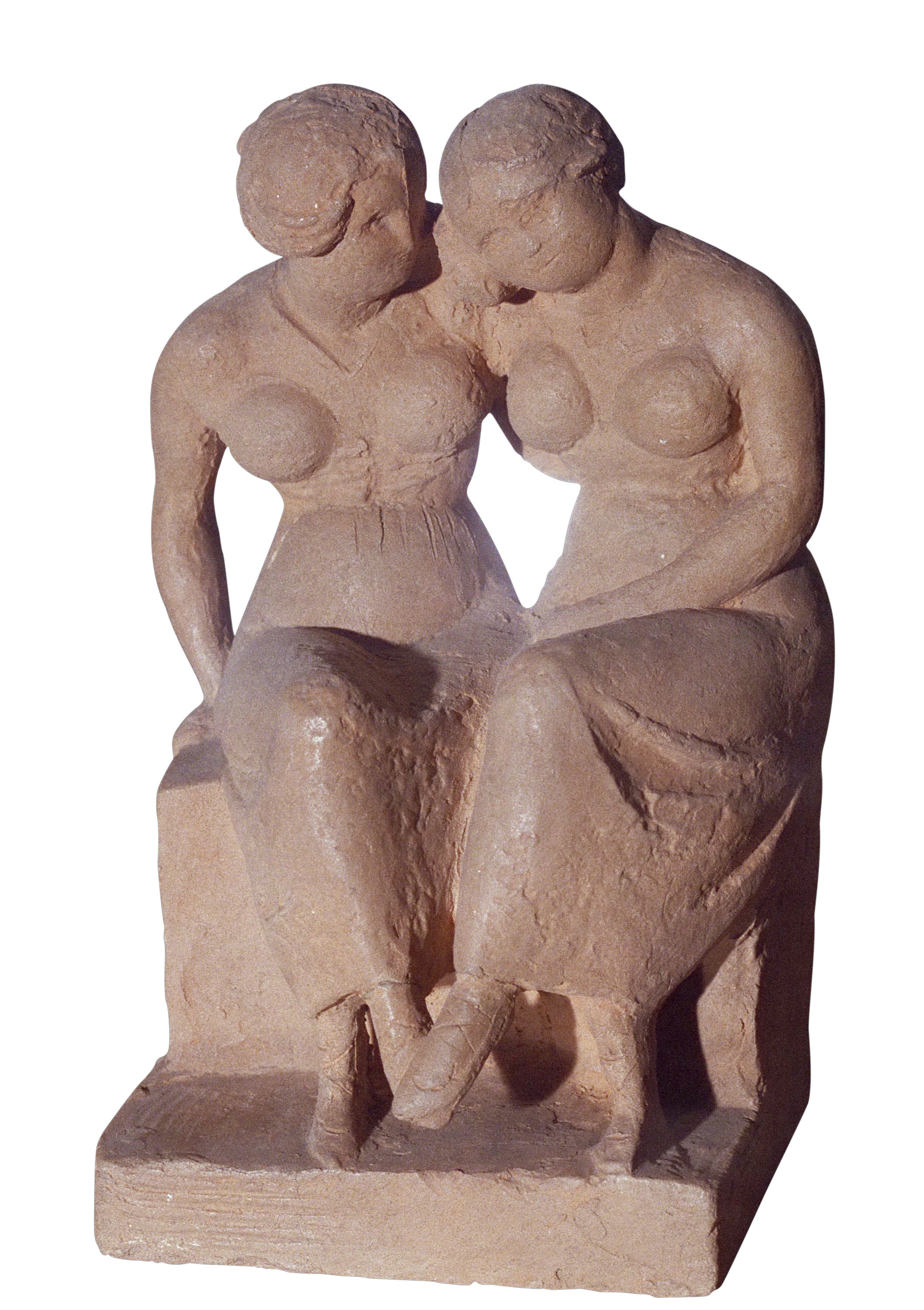 image for: Manolo Hugué - Dues catalanes assegudes - Cap a 1917