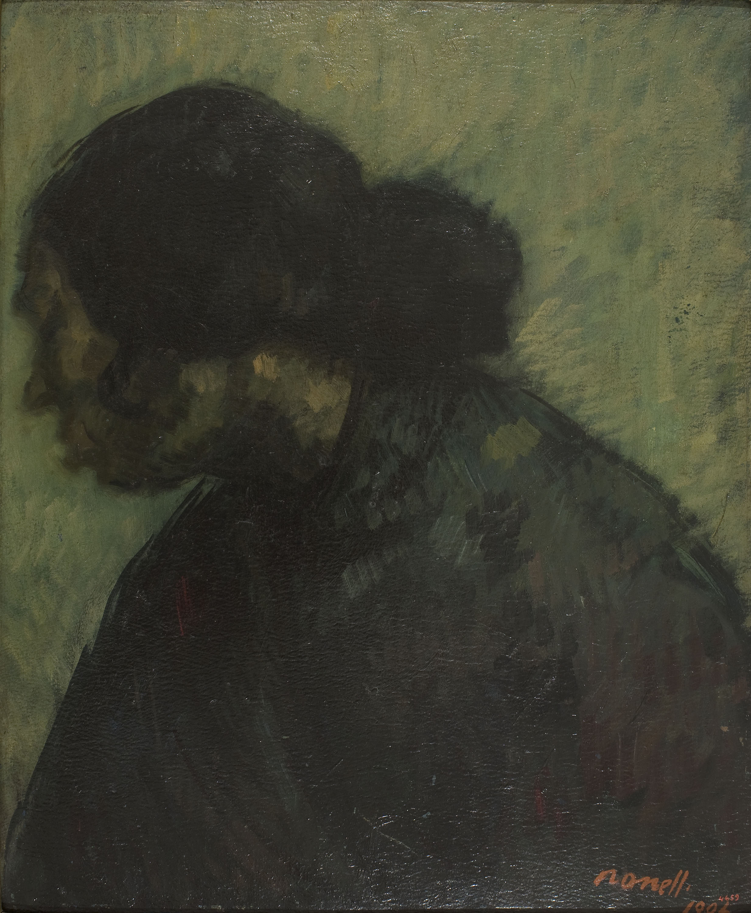 image for: Isidre Nonell - Cap de gitana - Barcelona, 1904