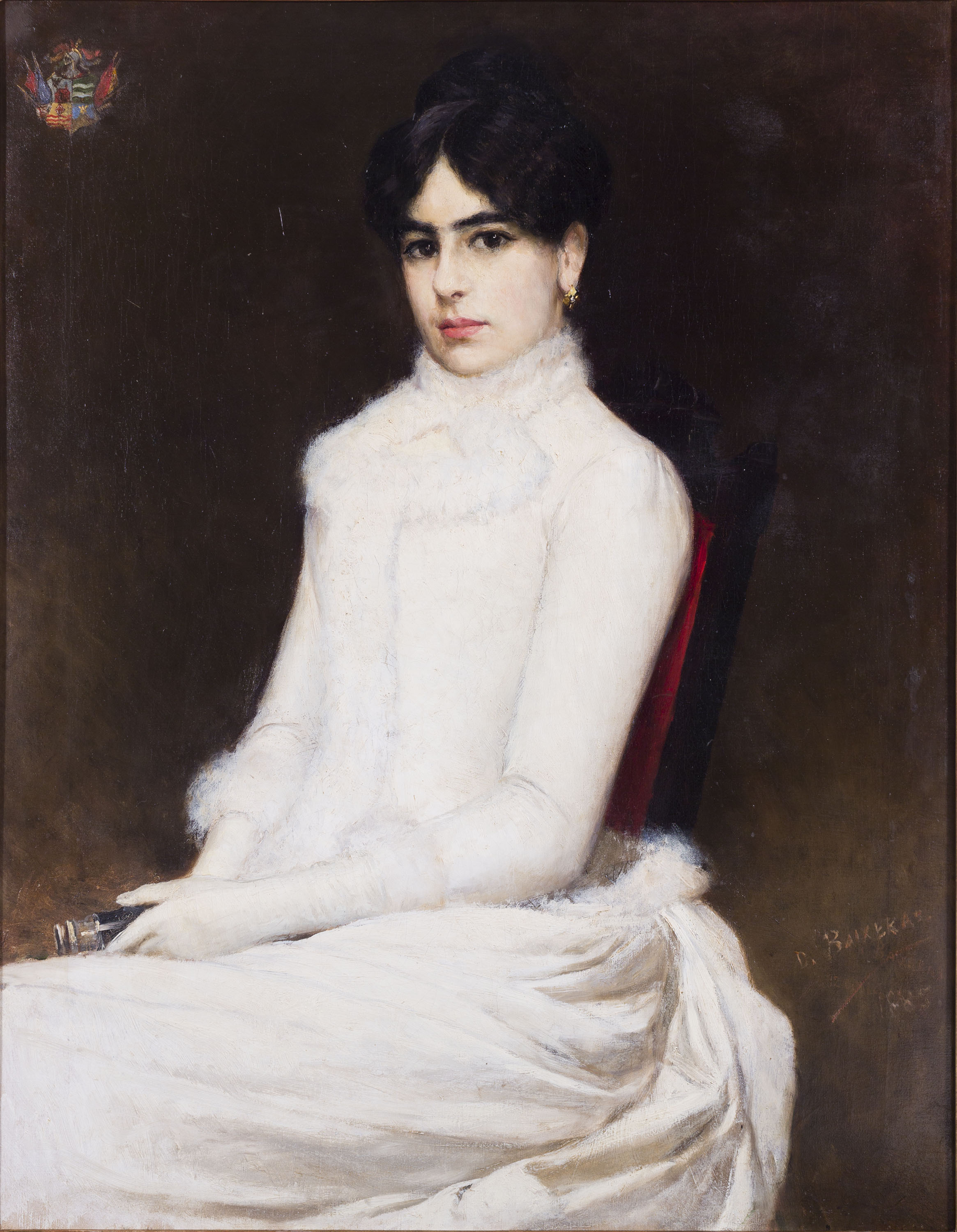 image for: Dionís Baixeras - Maria del Pilar Casanovas Fortuny, dona de l&#039;artista - 1885