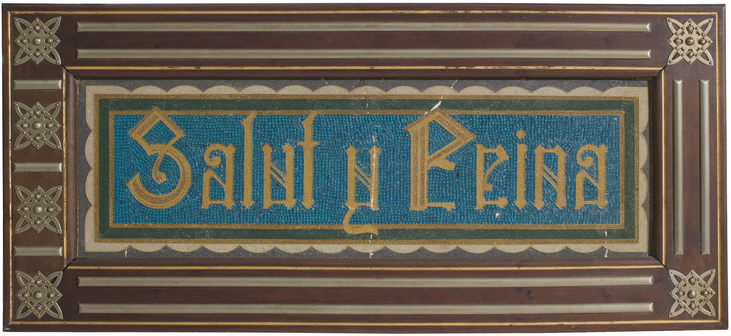 image for: Frederic Vidal - Plafó amb la inscripció «Salut i Feina» - Cap a 1900