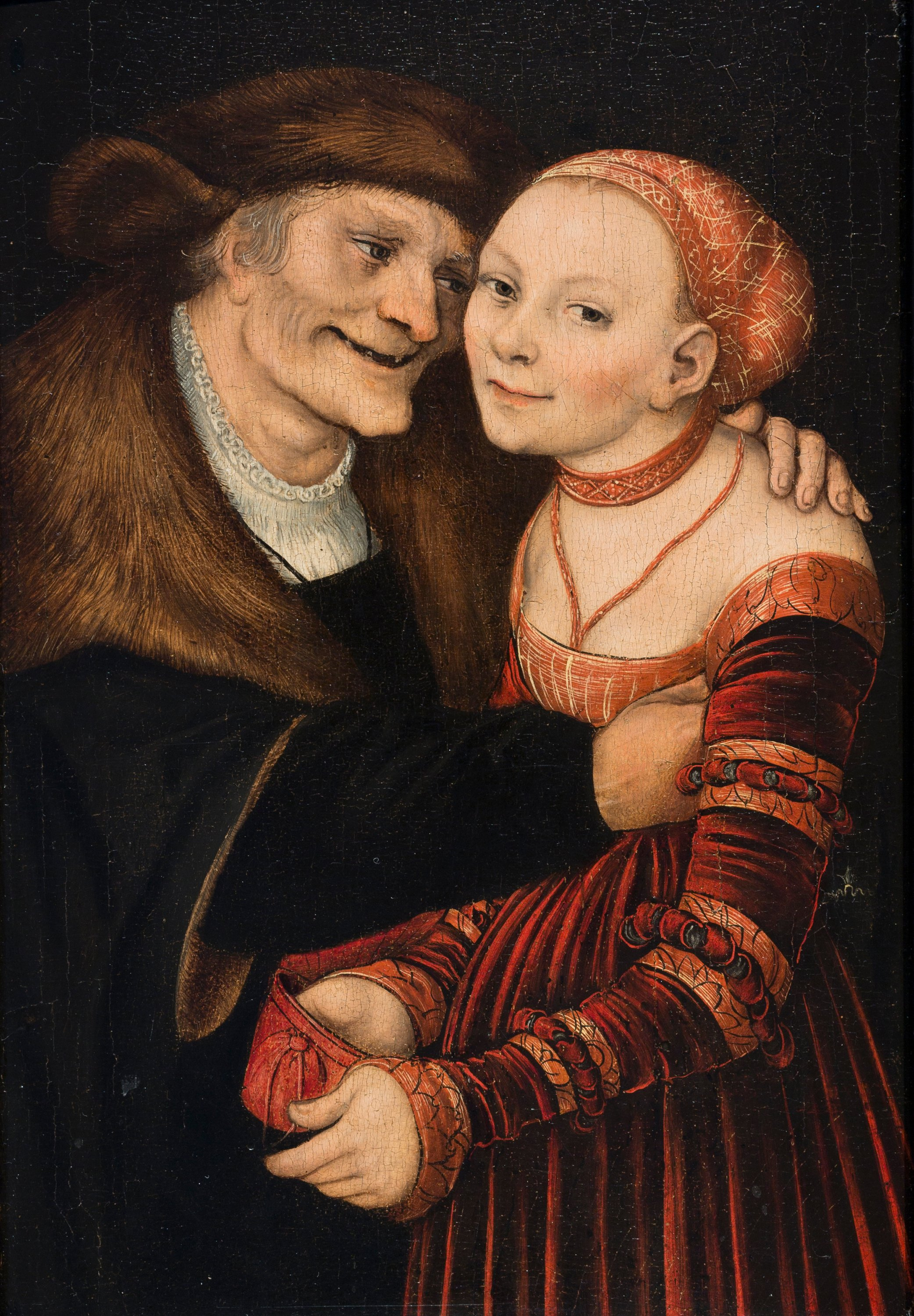 image for: Lucas Cranach (el Vell) - Parella amorosa desigual - 1517