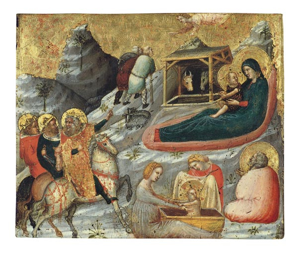 image for: Pietro da Rimini - Nativitat i altres temes de la infantesa de Crist - Cap a 1330