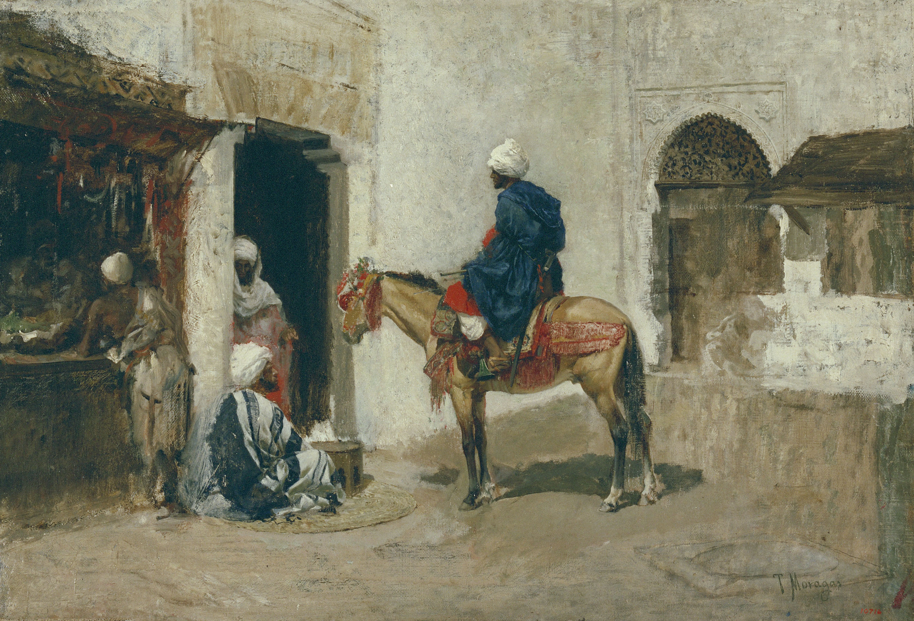 image for: Tomàs Moragas - Esbós per a «Cafè àrab» - Cap a 1891