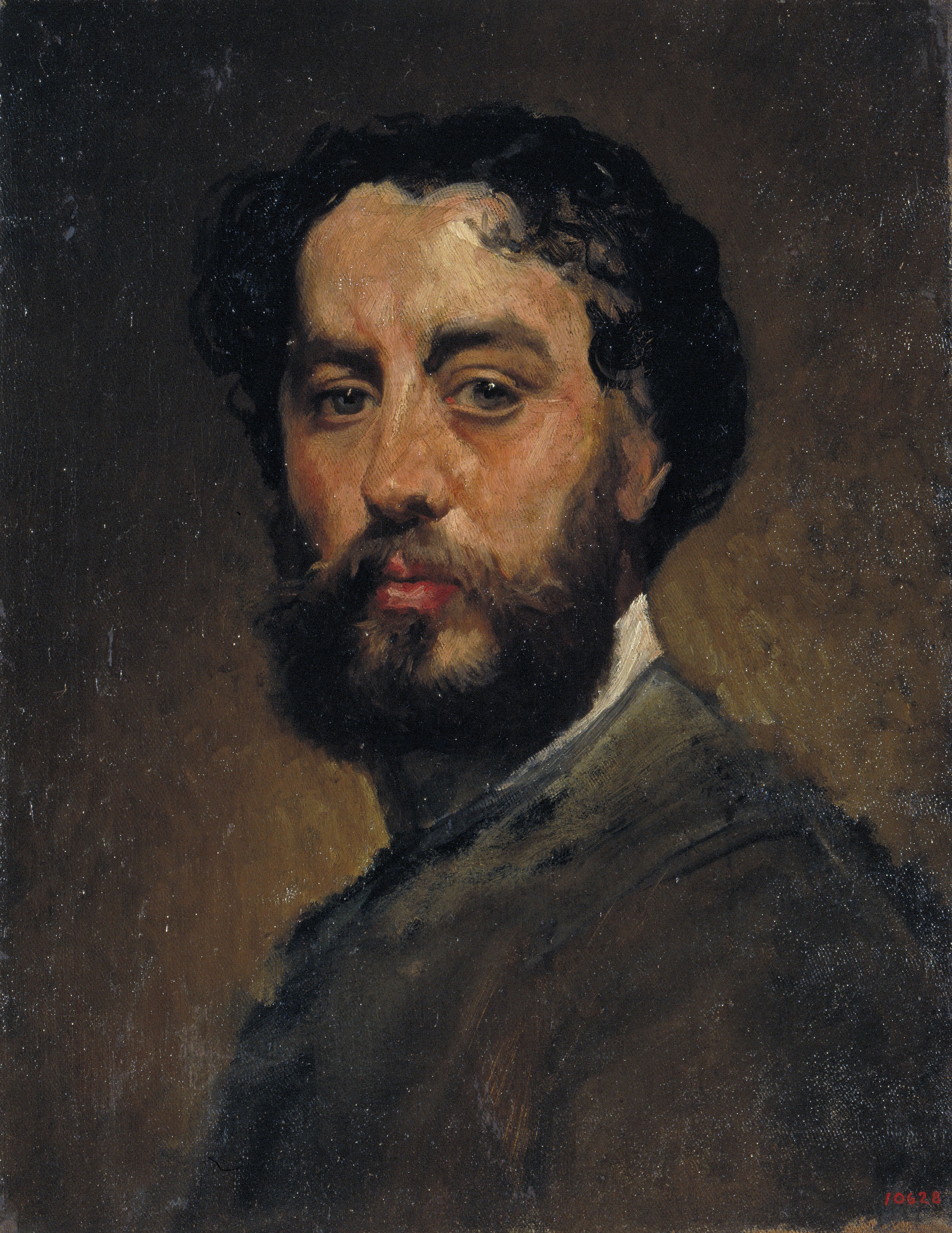 image for: Antoni Caba - Autoretrat - Cap a 1875-1880