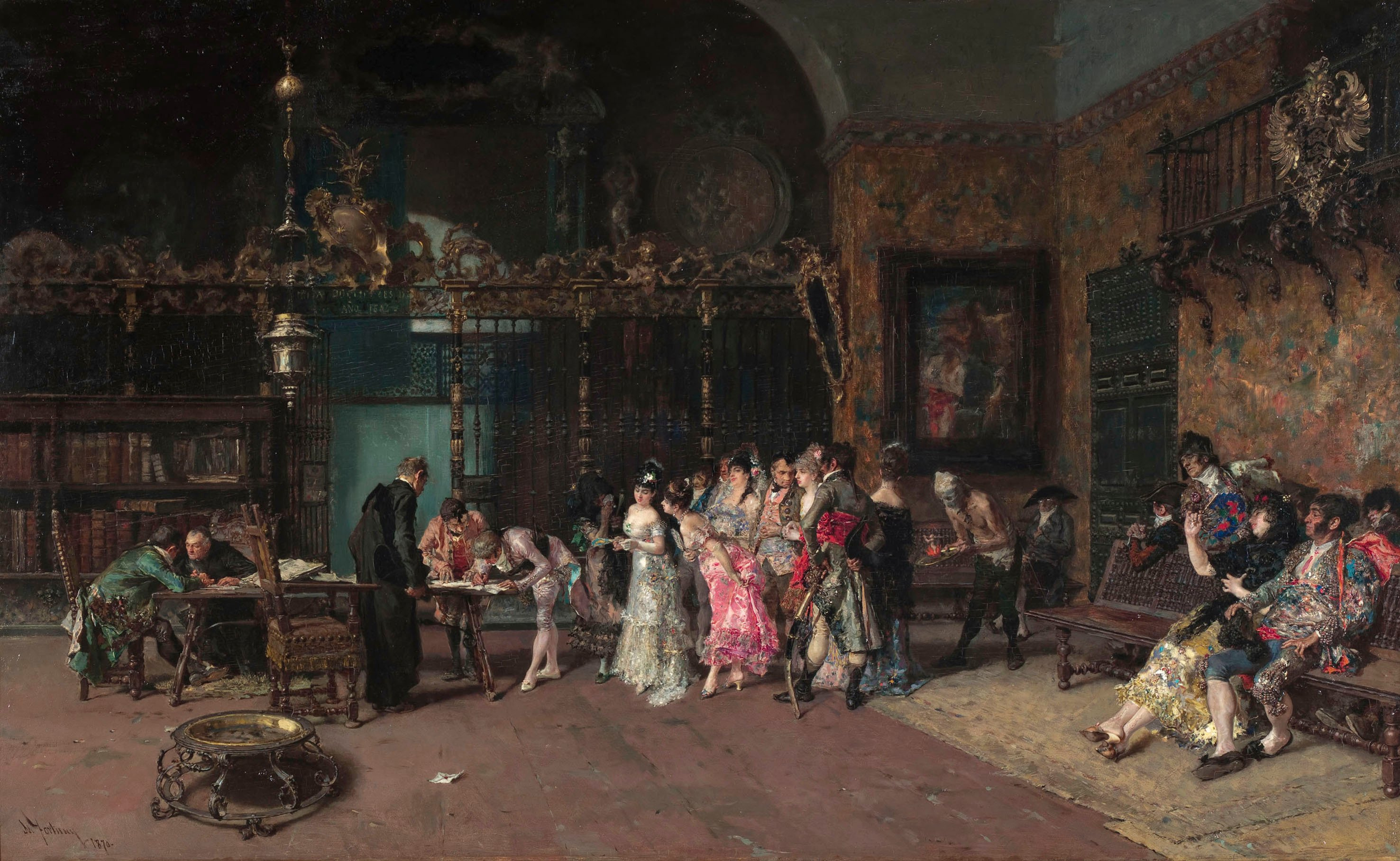 image for: Marià Fortuny - La vicaria - Roma 1868-1869. París 1870