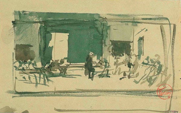 image for: Marià Fortuny - La vicaria - Roma 1868-1869. París 1870 [1]