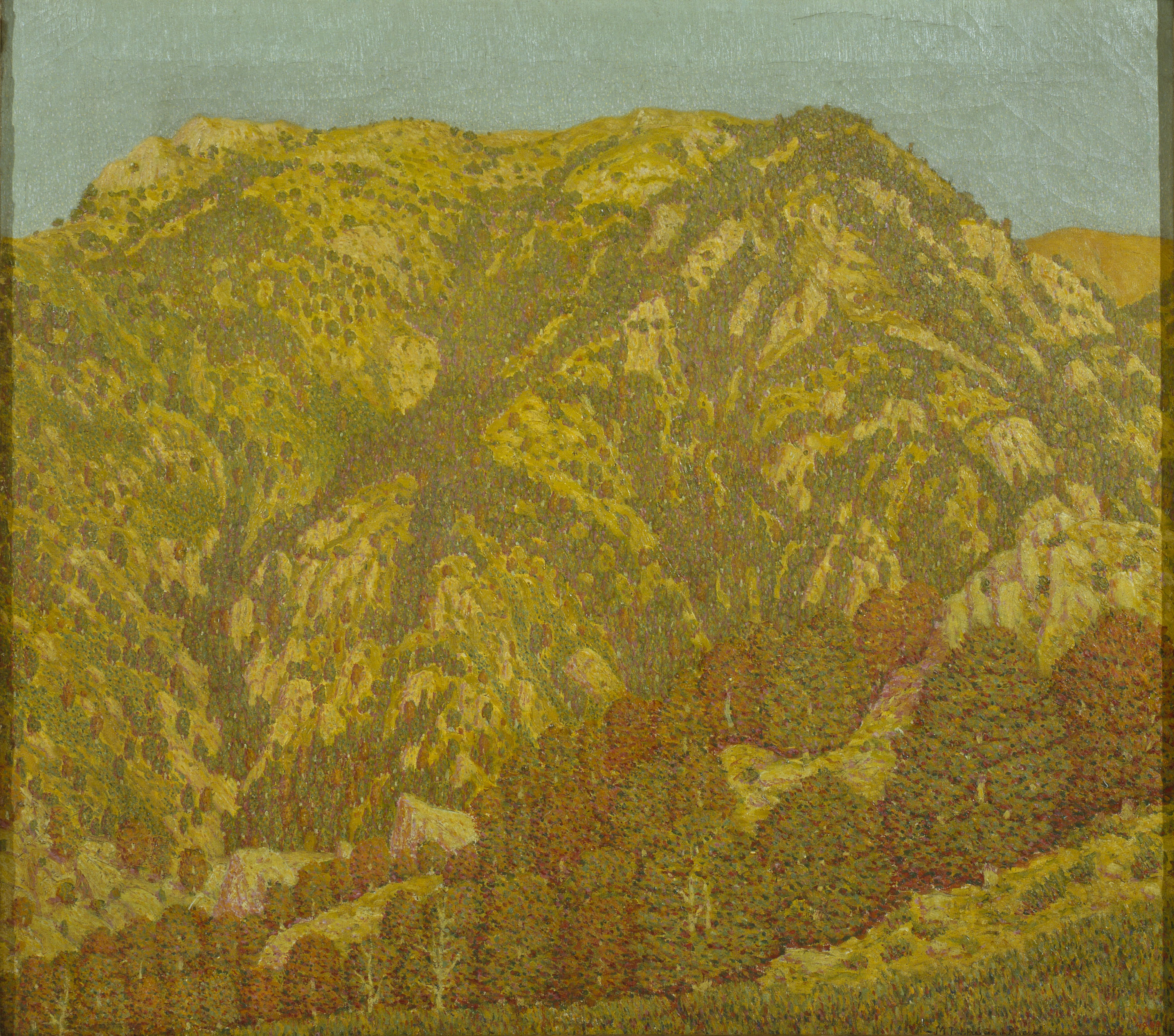 image for: Marià Pidelaserra - Una muntanya. Montseny. Sol ponent-se - 1903