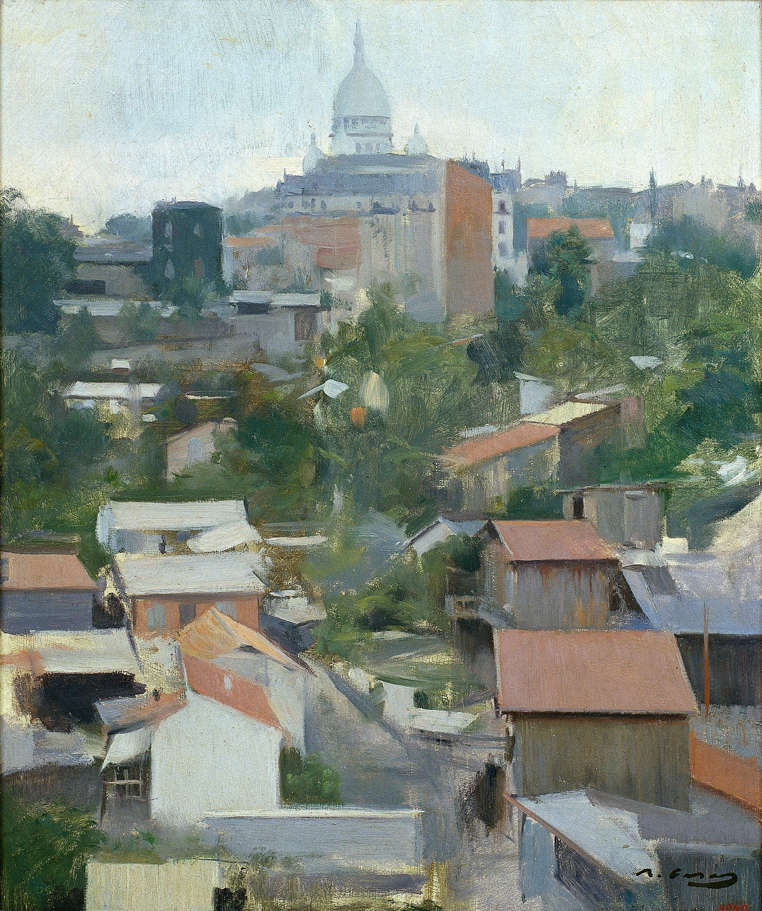 image for: Ramon Casas - Le Sacré Coeur, Montmartre - París, cap a 1900
