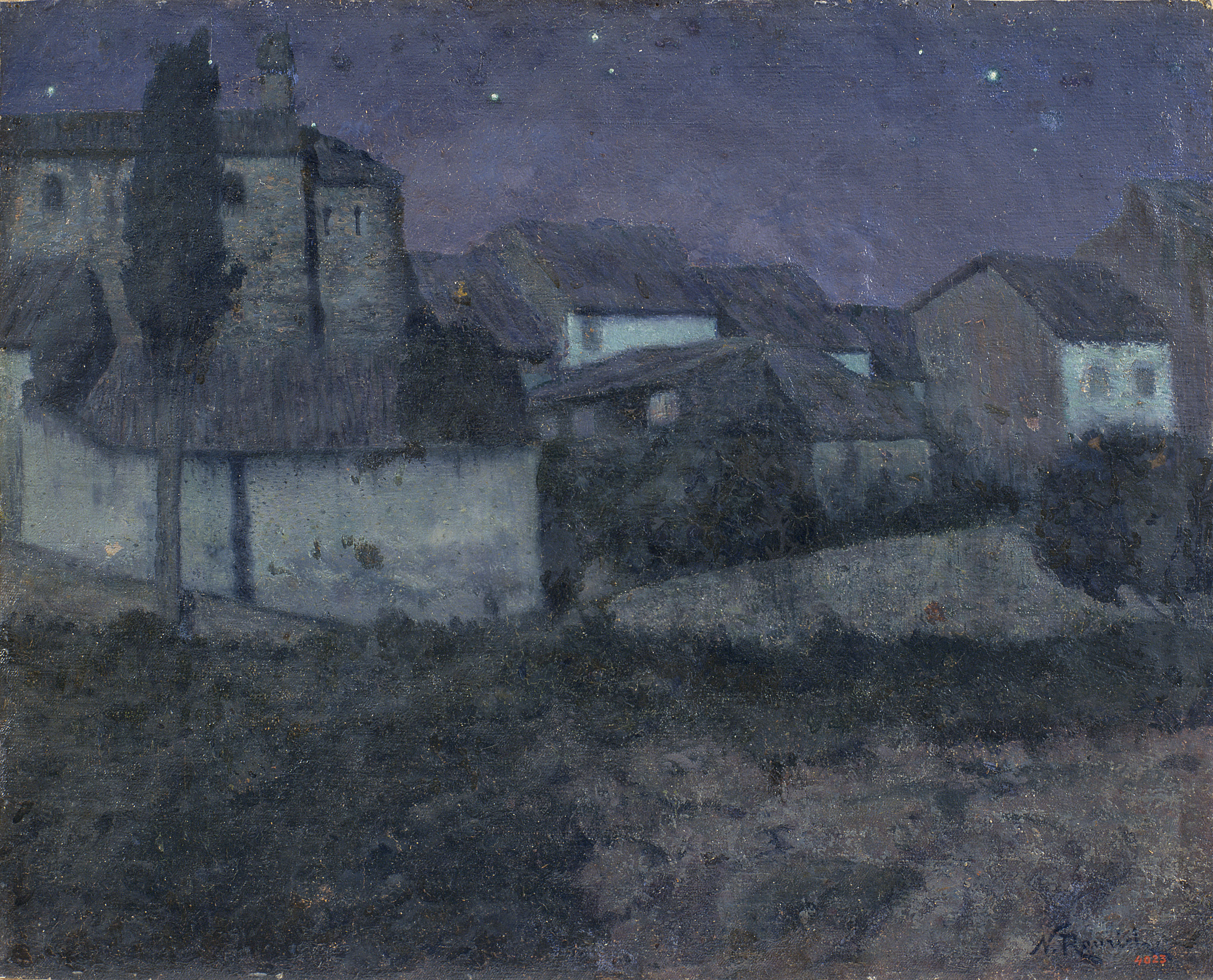 image for: Nicolau Raurich - La nit (Sant Cugat del Vallès) - Cap a 1906