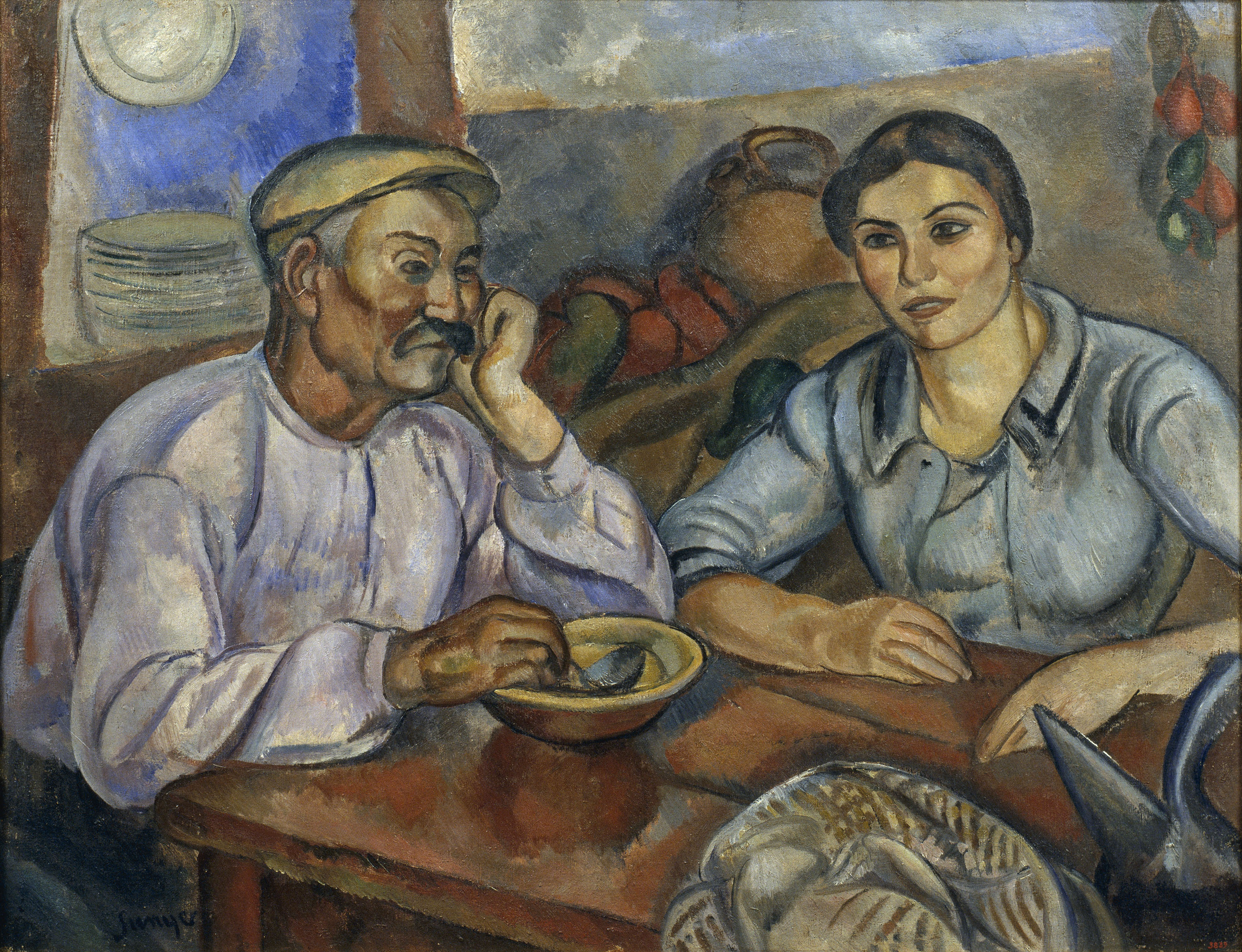 image for: Joaquim Sunyer - L&#039;esmorzar - Cap a 1915