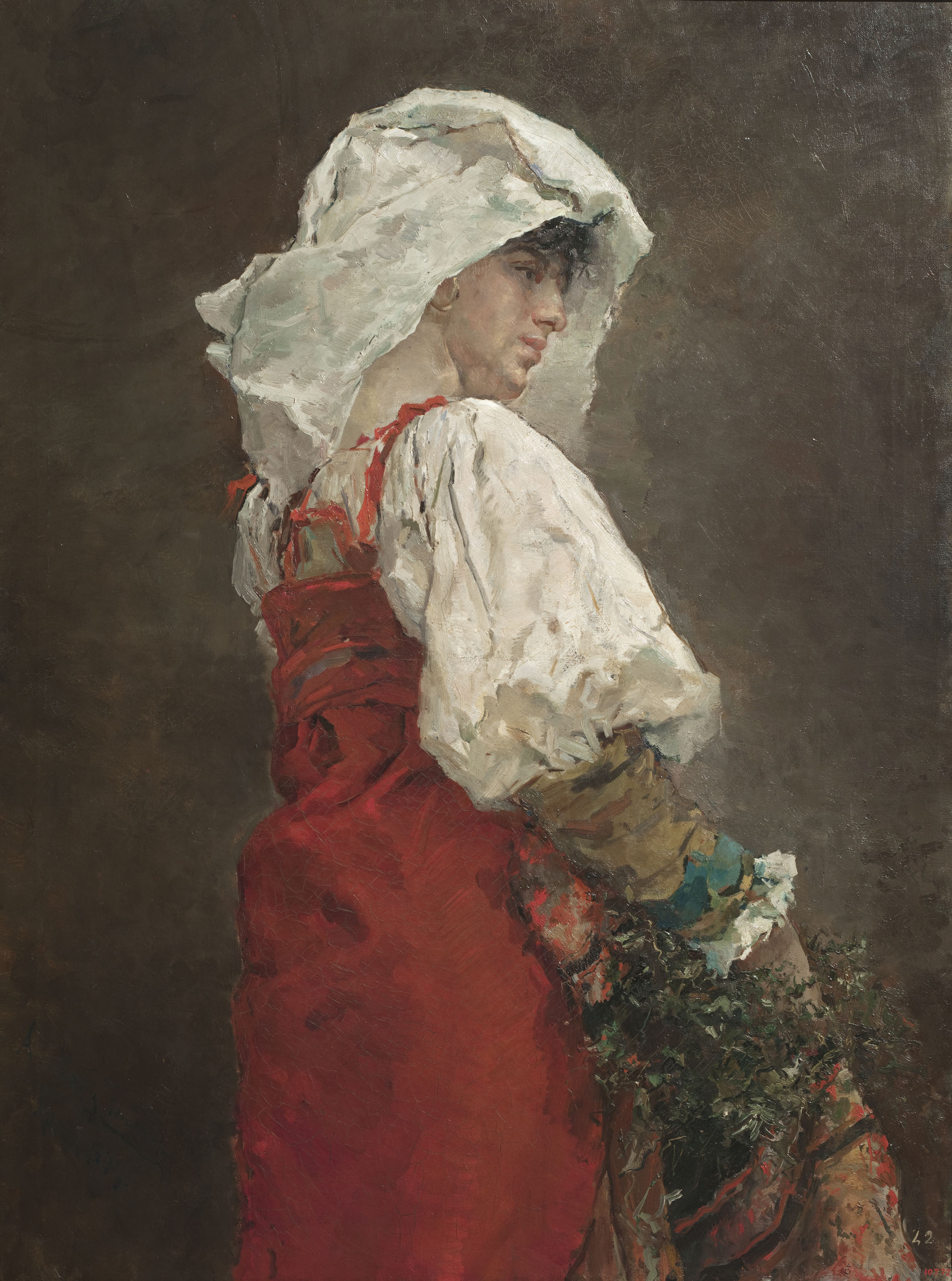 image for: Arcadi Mas i Fondevila - Camperola romana - Roma, 1876