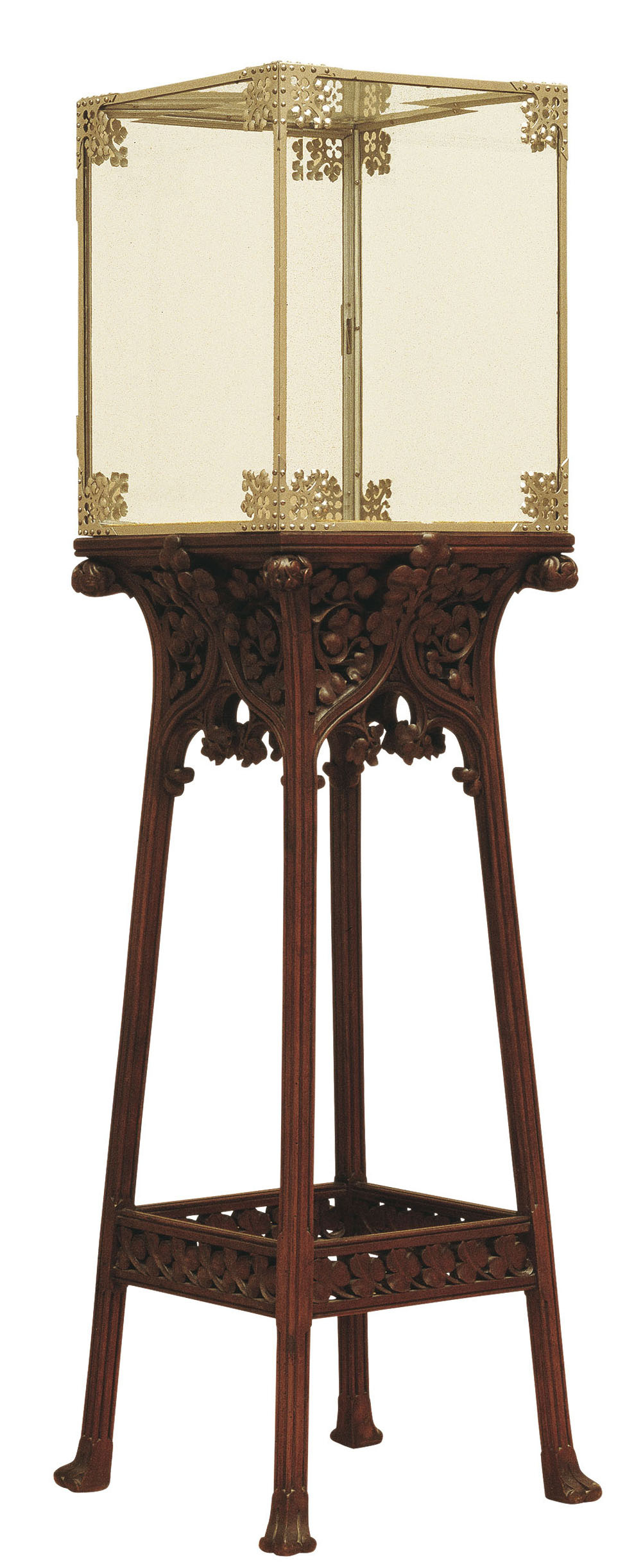 image for: Josep Puig i Cadafalch - Pedestal quadrangular amb vitrina - Cap a 1900