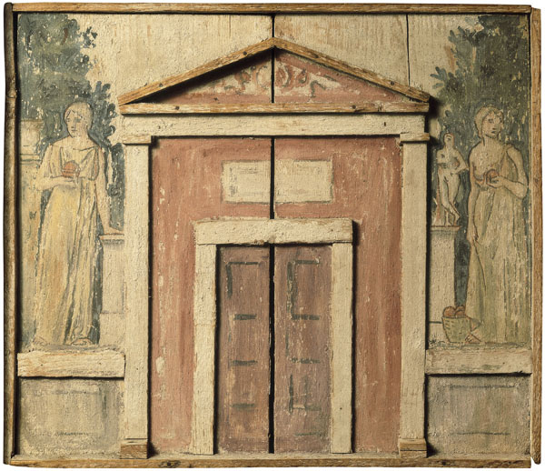 image for: Joaquim Torres-García - Construcció arquitectònica amb figures - 1925 o primera meitat de 1926