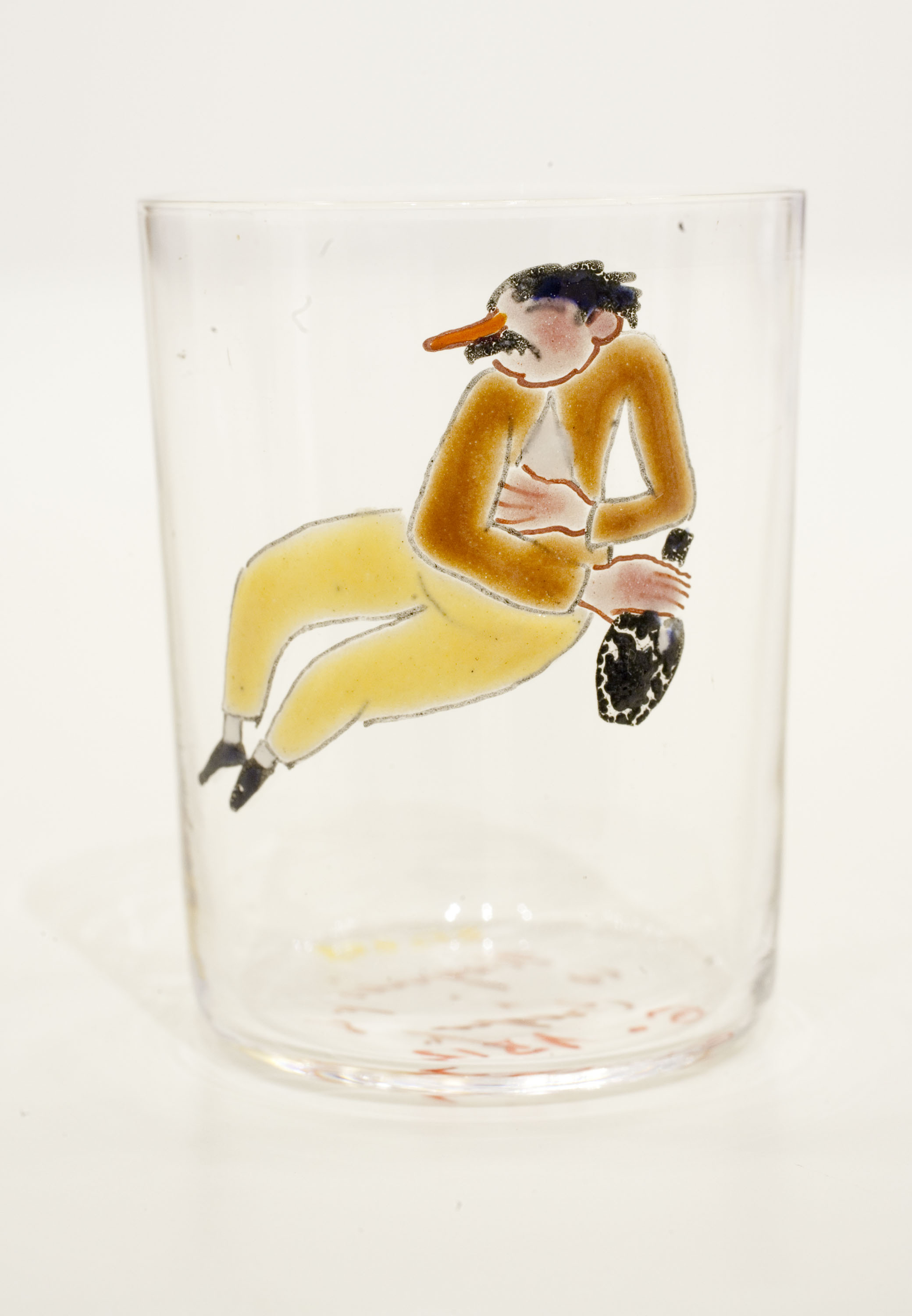 image for: Xavier Nogués - Vas amb borratxet i ampolla de vi a la mà - 1916-1918