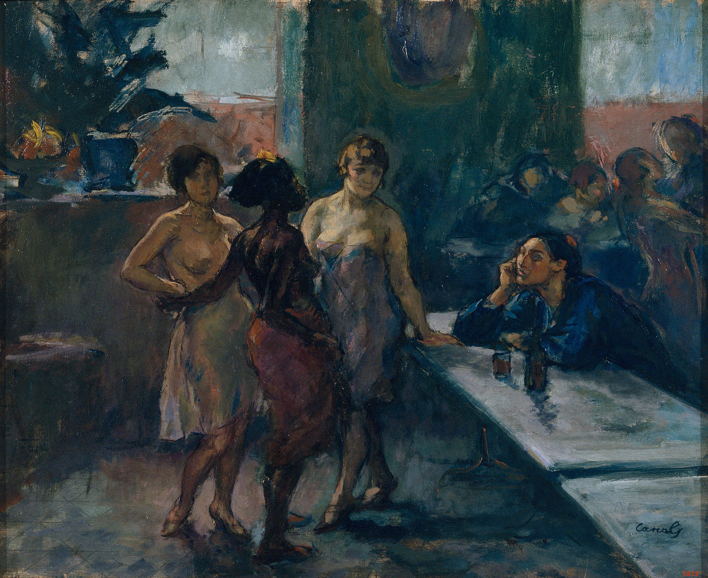 image for: Ricard Canals - La taverna - Cap a 1927