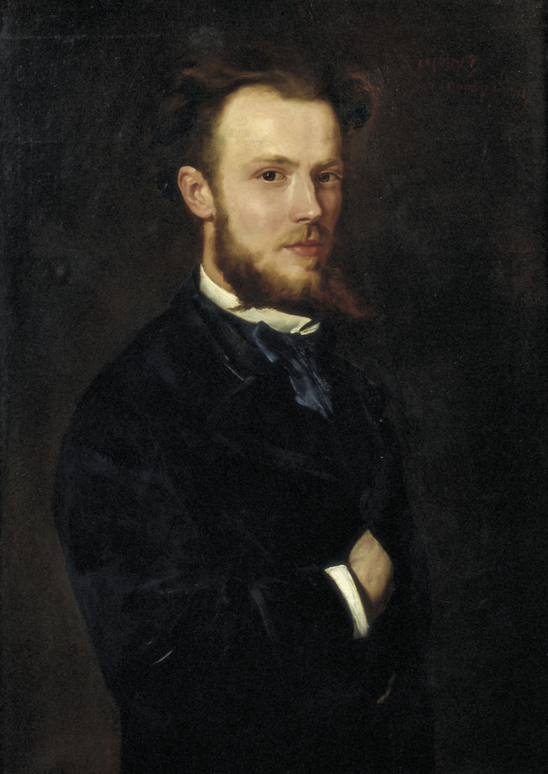 image for: Simó Gómez - Retrat del moblista Francesc Vidal i Javellí - Barcelona, 1875