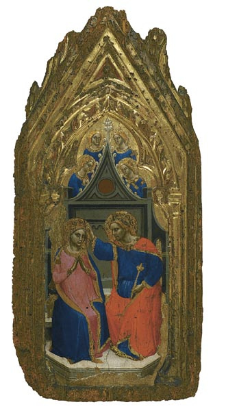 image for: Giovanni da Bologna - Coronació de la Mare de Déu amb quatre àngels - 1380-1389