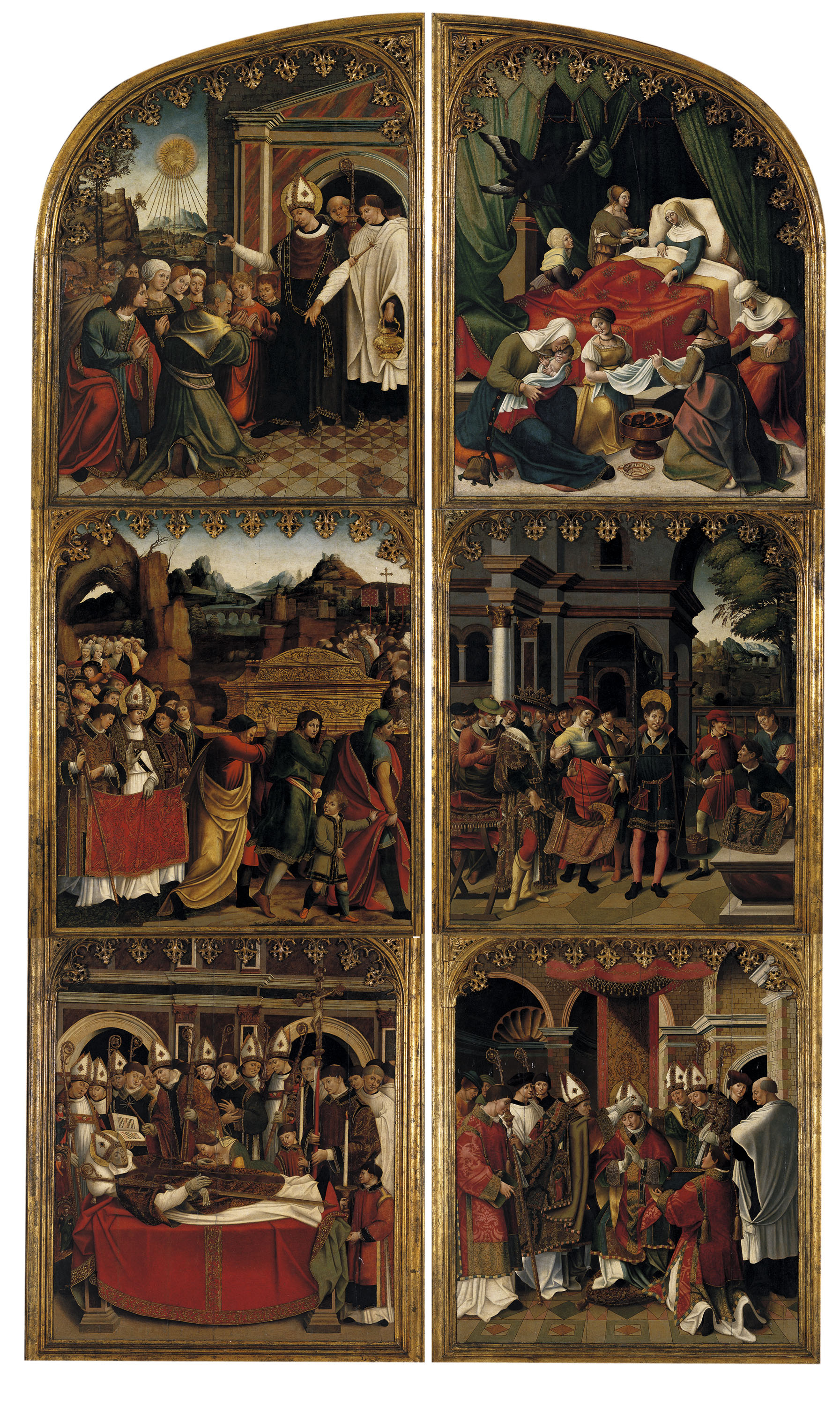 image for: Pere Nunyes - Portes del retaule de sant Eloi - 1526-1529