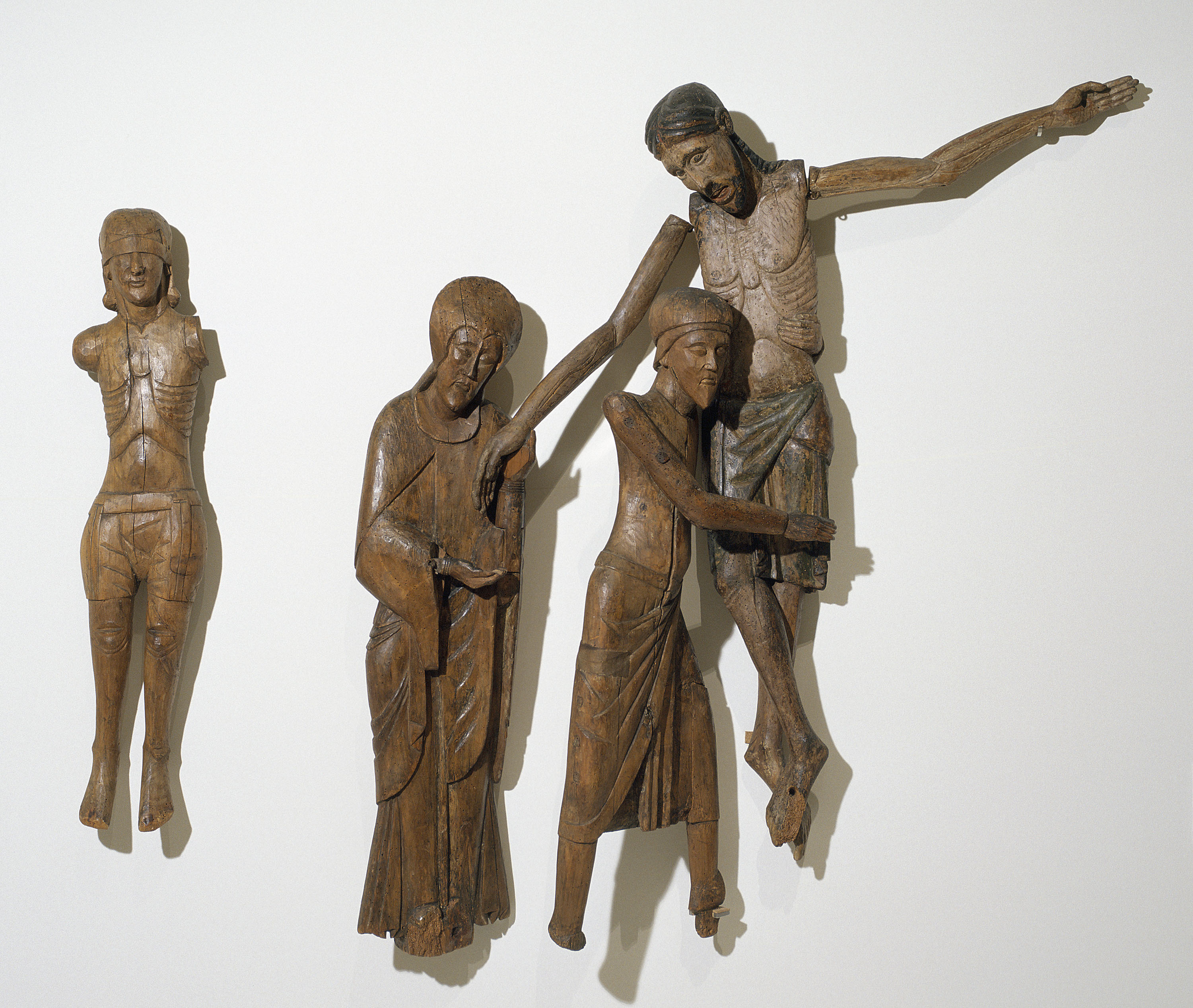 image for: Anònim - Figures del Davallament de Santa Maria de Taüll - Segona meitat del segle XII – segle XIII