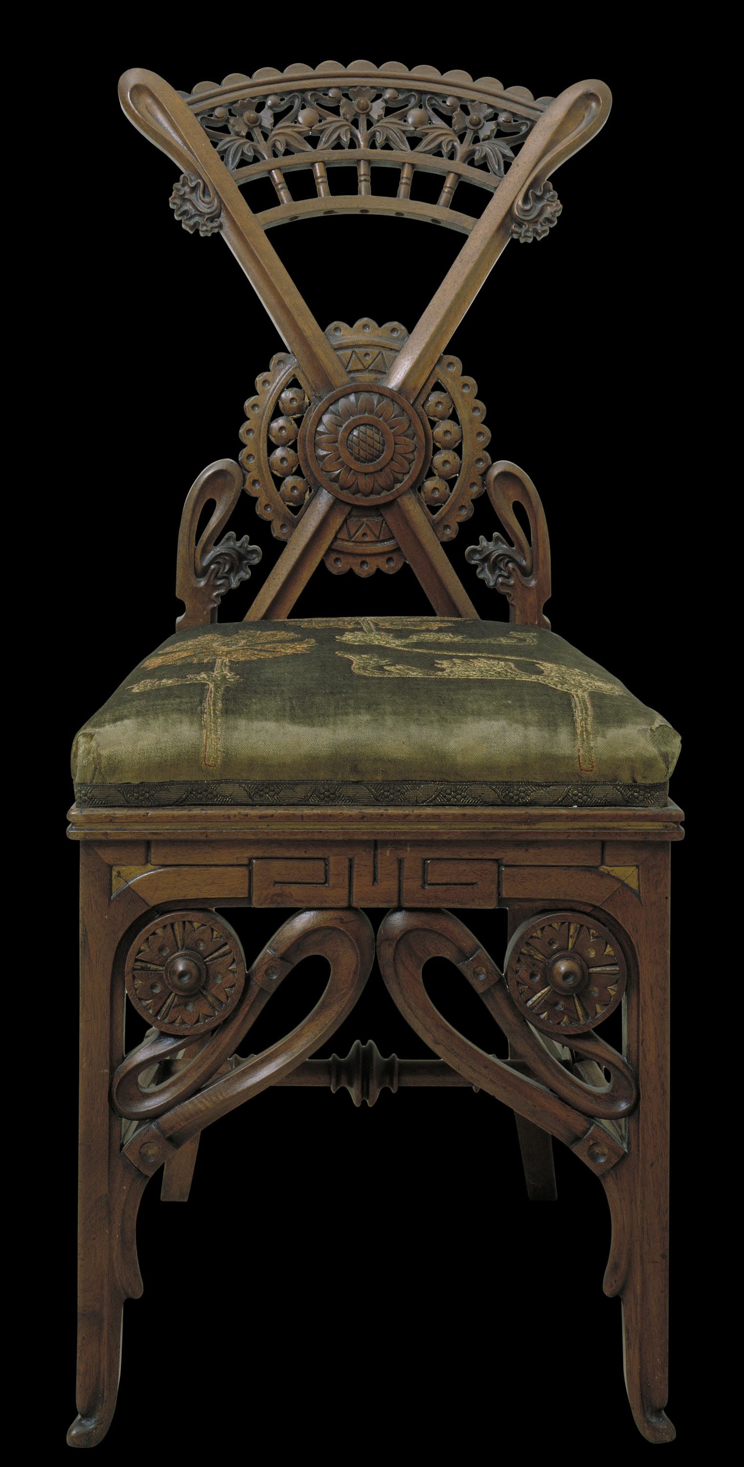 image for: Gaspar Homar - Cadira - Cap a 1891