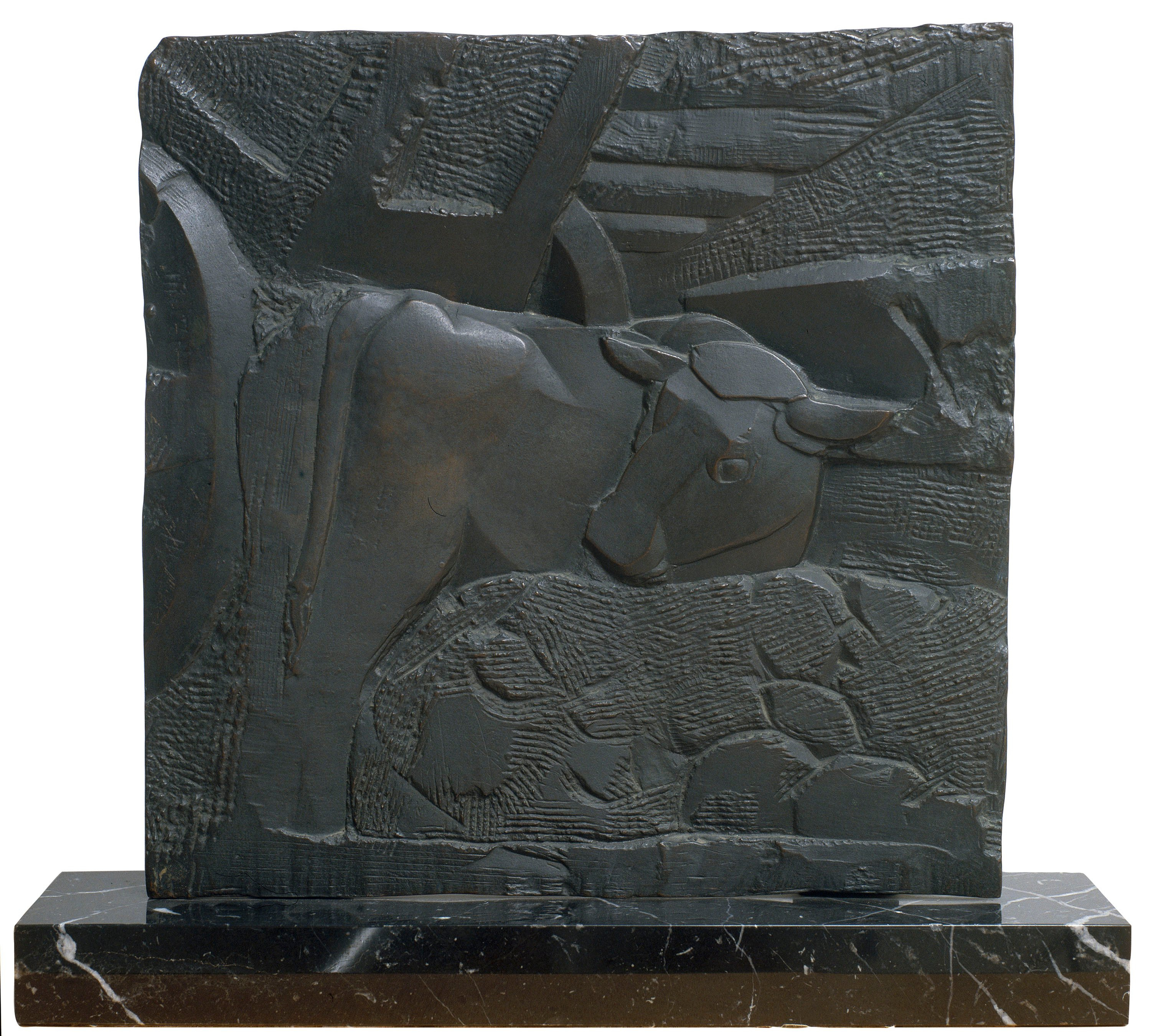 image for: Manolo Hugué - Bou i carro - 1913