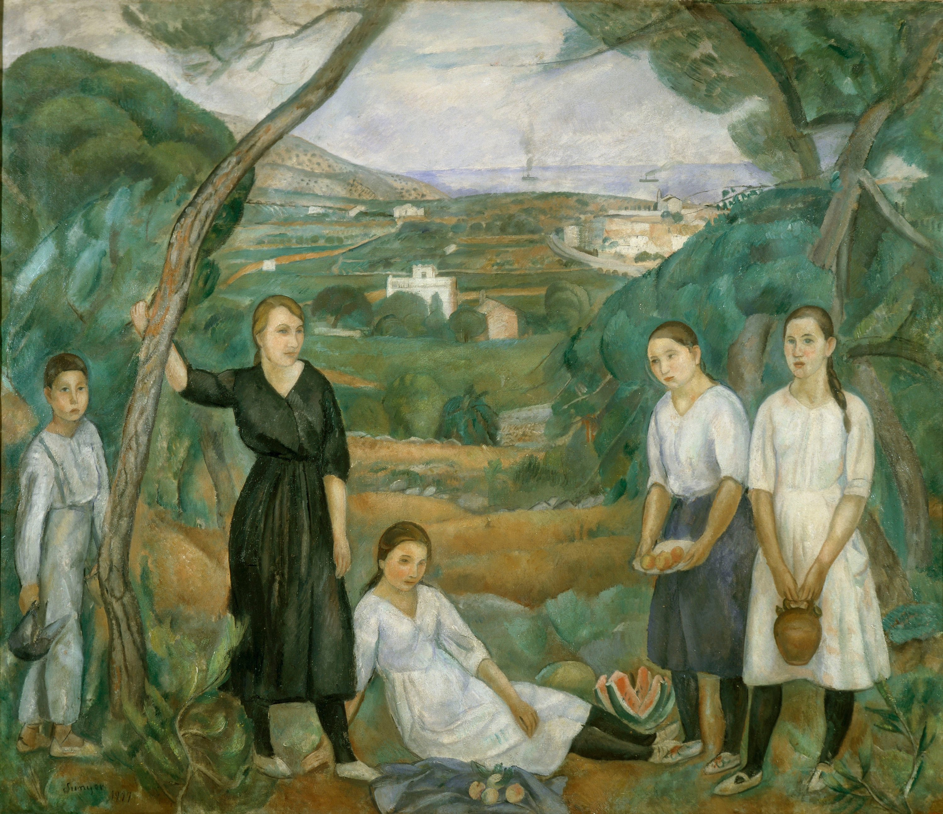 image for: Joaquim Sunyer - Cala Forn - Sitges, 1917
