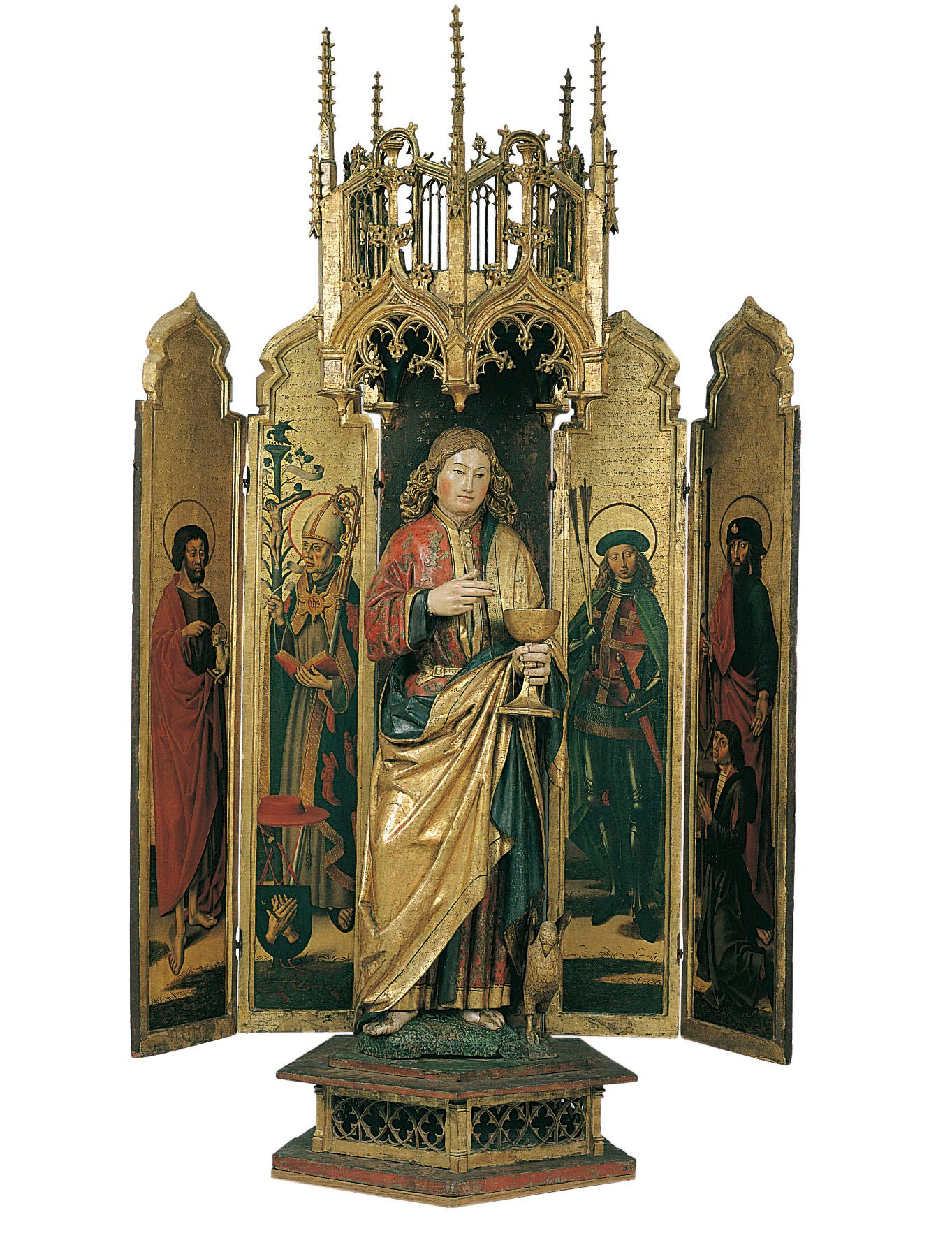 image for: Anònim. Països Baixos meridionals - Políptic de sant Joan Evangelista - Cap a 1480-1490