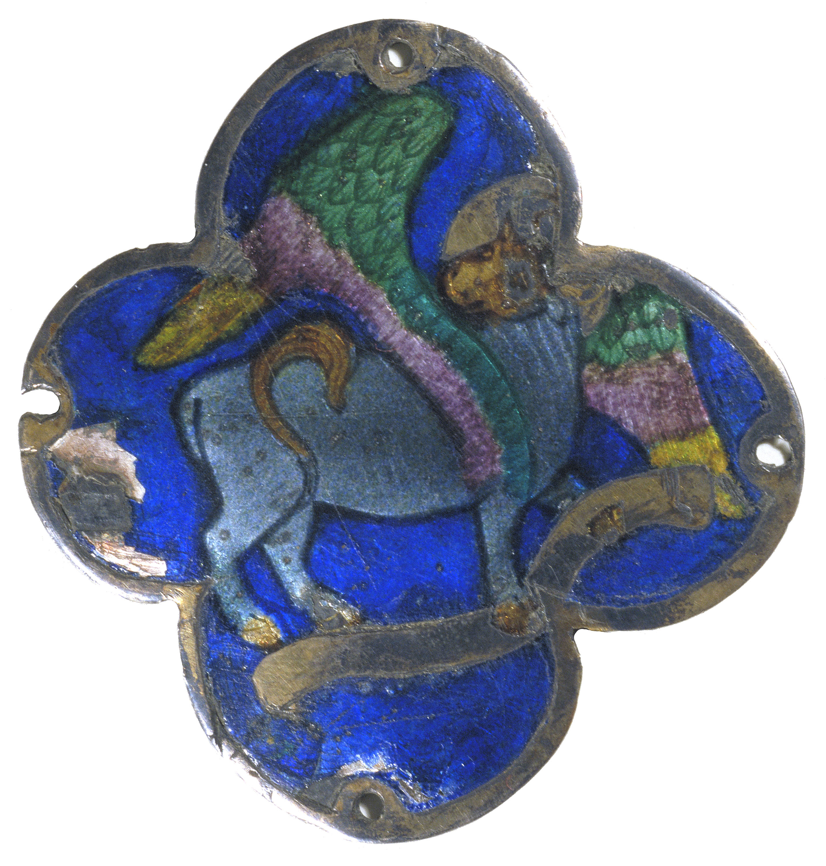 image for: Anònim. Catalunya. Barcelona - Brau, símbol de l&#039;evangelista sant Lluc - Cap a 1400