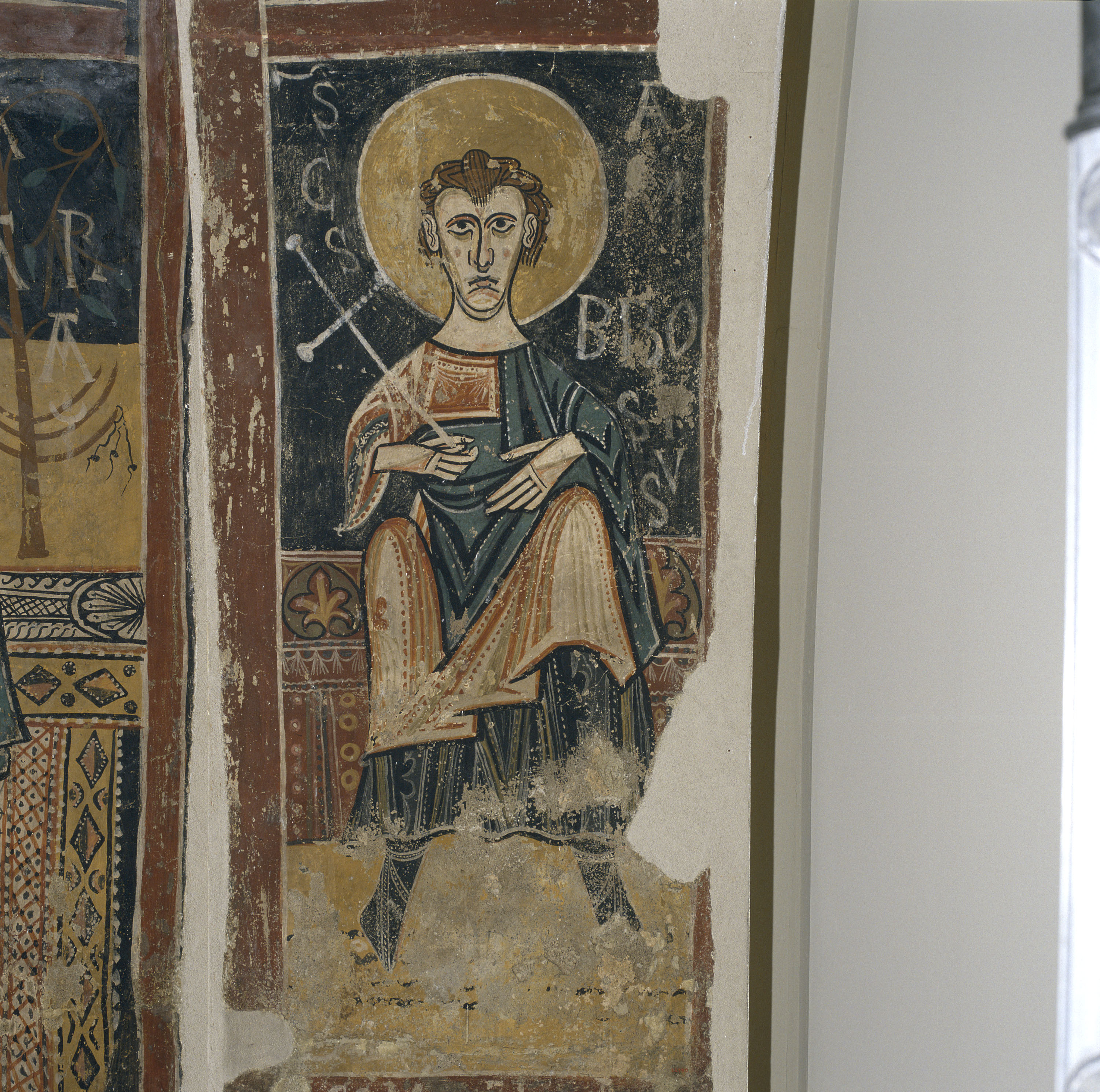 image for: Segon Mestre de Sorpe - Sant Ambròs i altres figures de Sorpe - Mitjan segle XII [1]