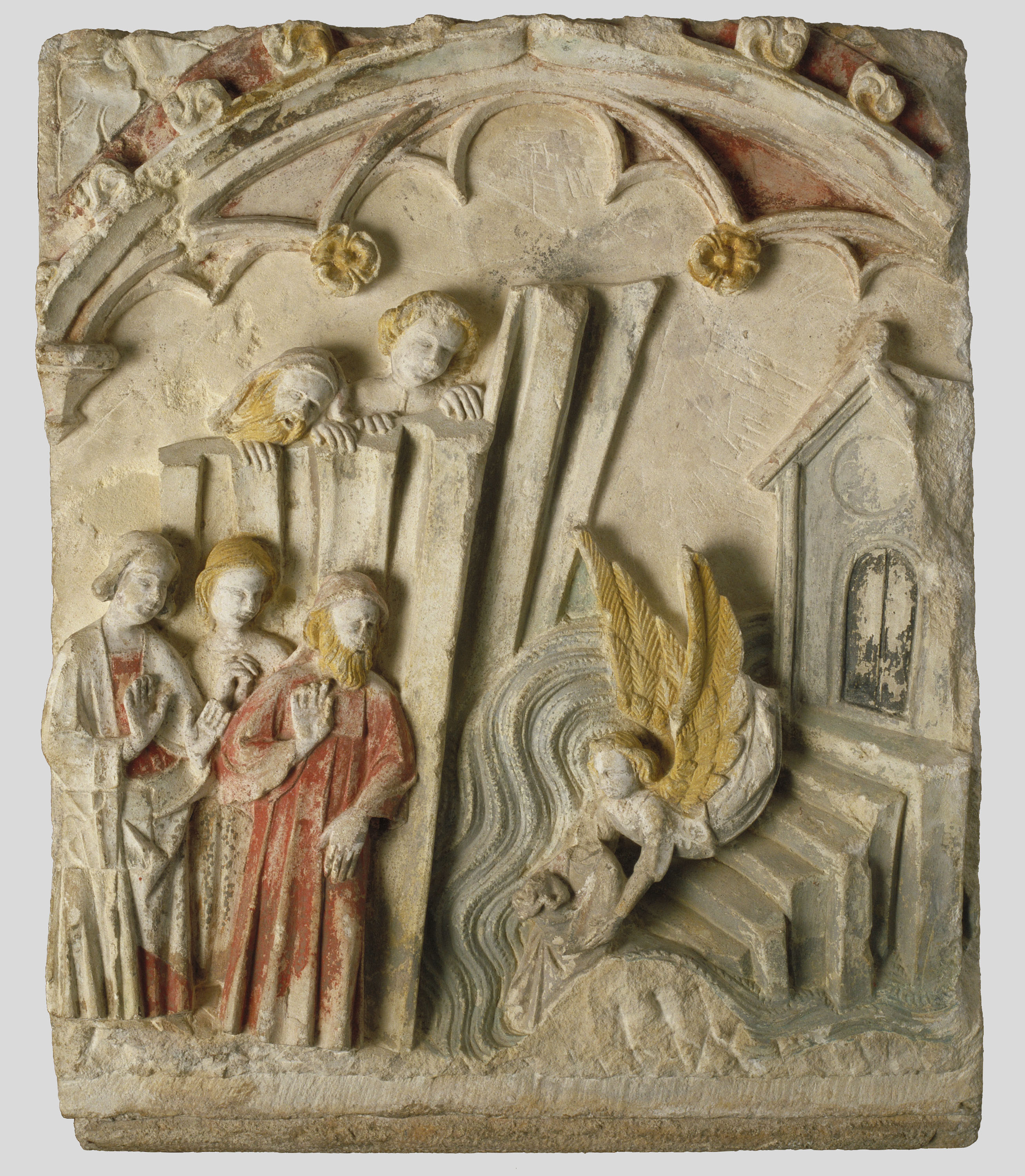 image for: Mestre de Sant Mateu - Miracle del mont Saint-Michel - Darrer terç del segle XIV