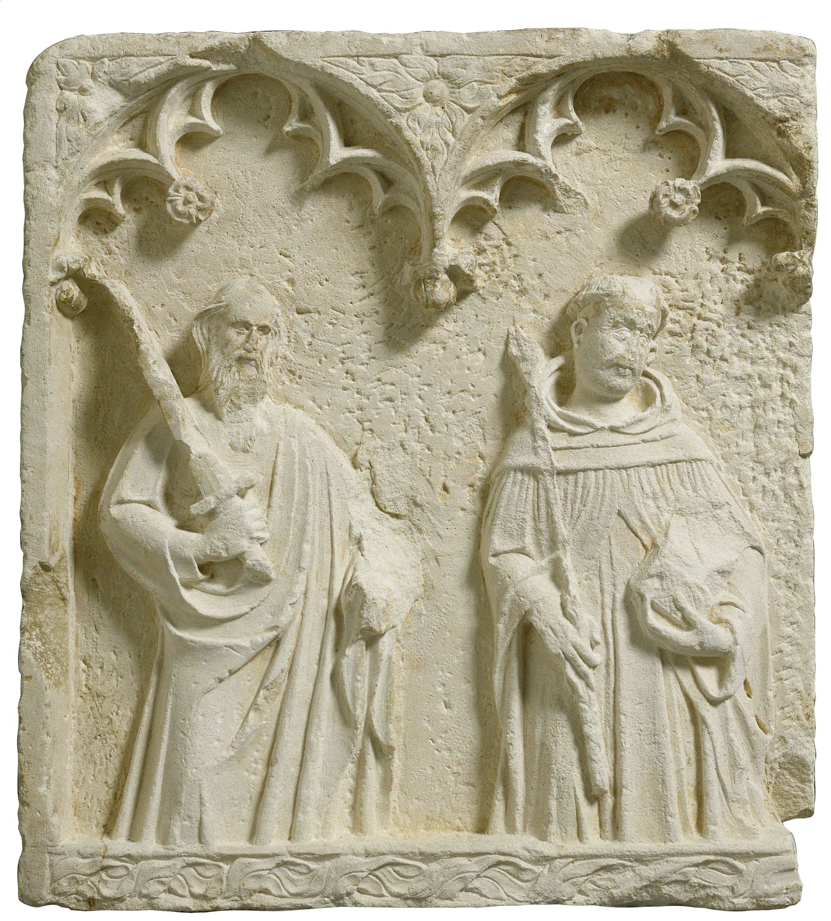 image for: Mestre de Sant Mateu - Sant Pau i sant Domènec - Darrer terç del segle XIV